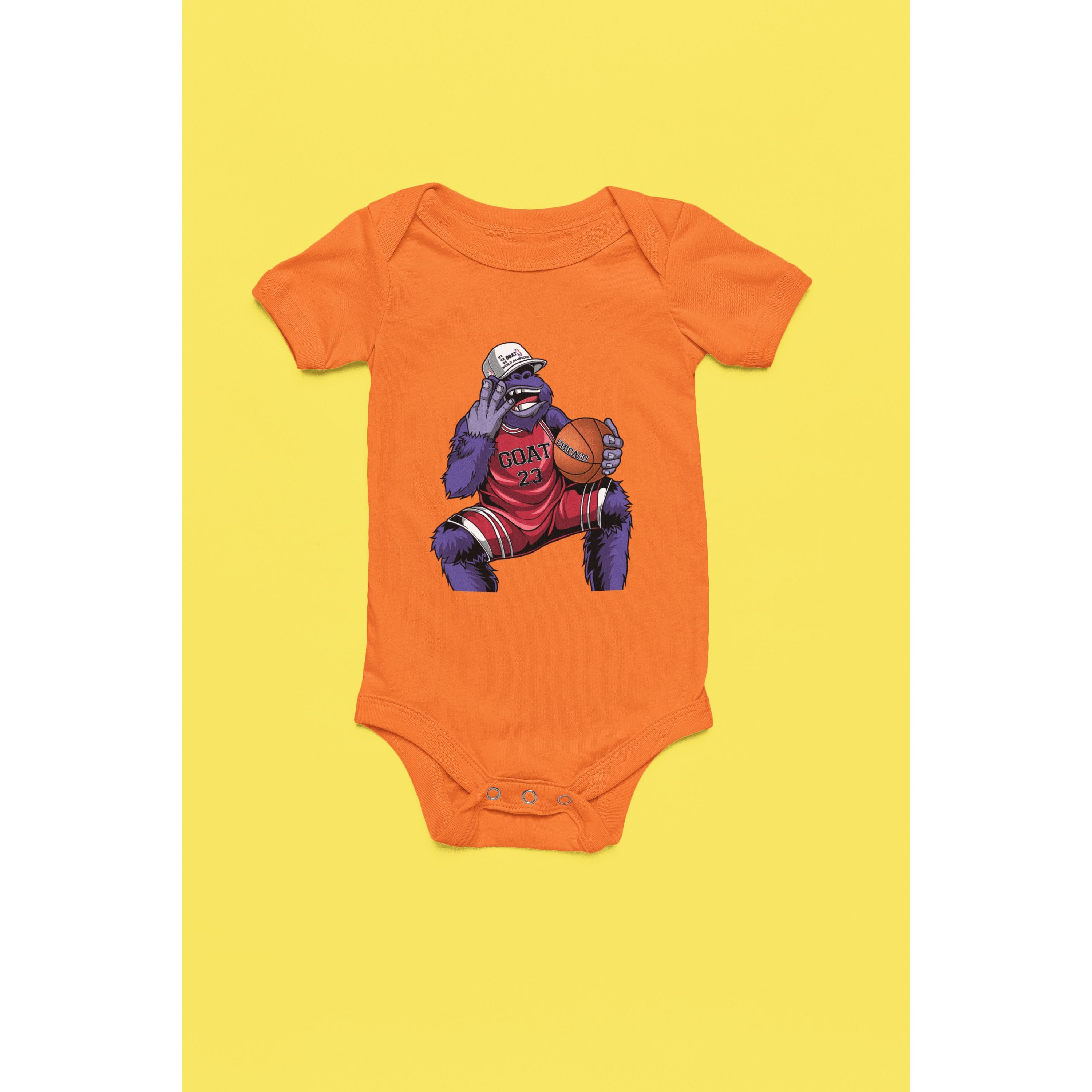 "Rainbow Gorilla ´The GOAT´ Romper - Rainbow Gorilla Store"