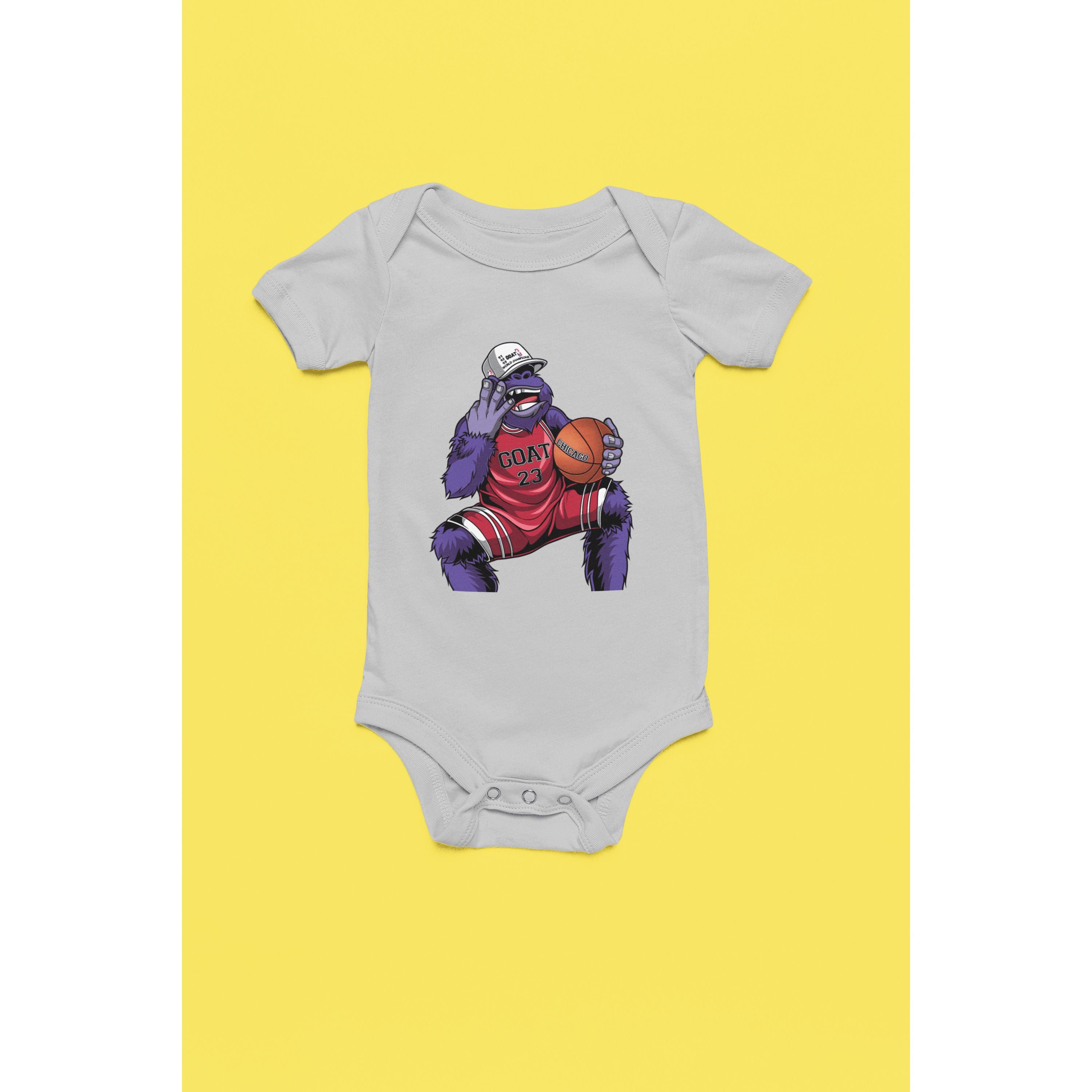 "Rainbow Gorilla ´The GOAT´ Romper - Rainbow Gorilla Store"