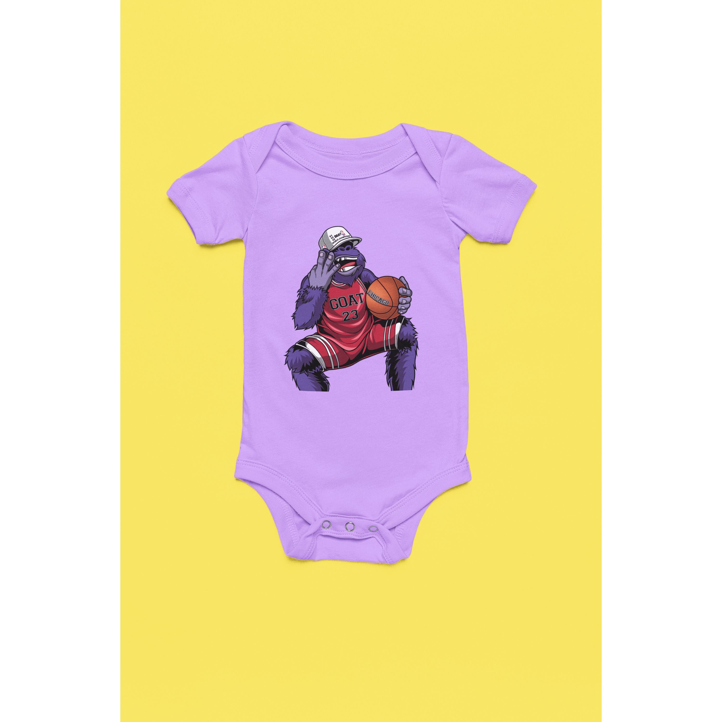 "Rainbow Gorilla ´The GOAT´ Romper - Rainbow Gorilla Store"