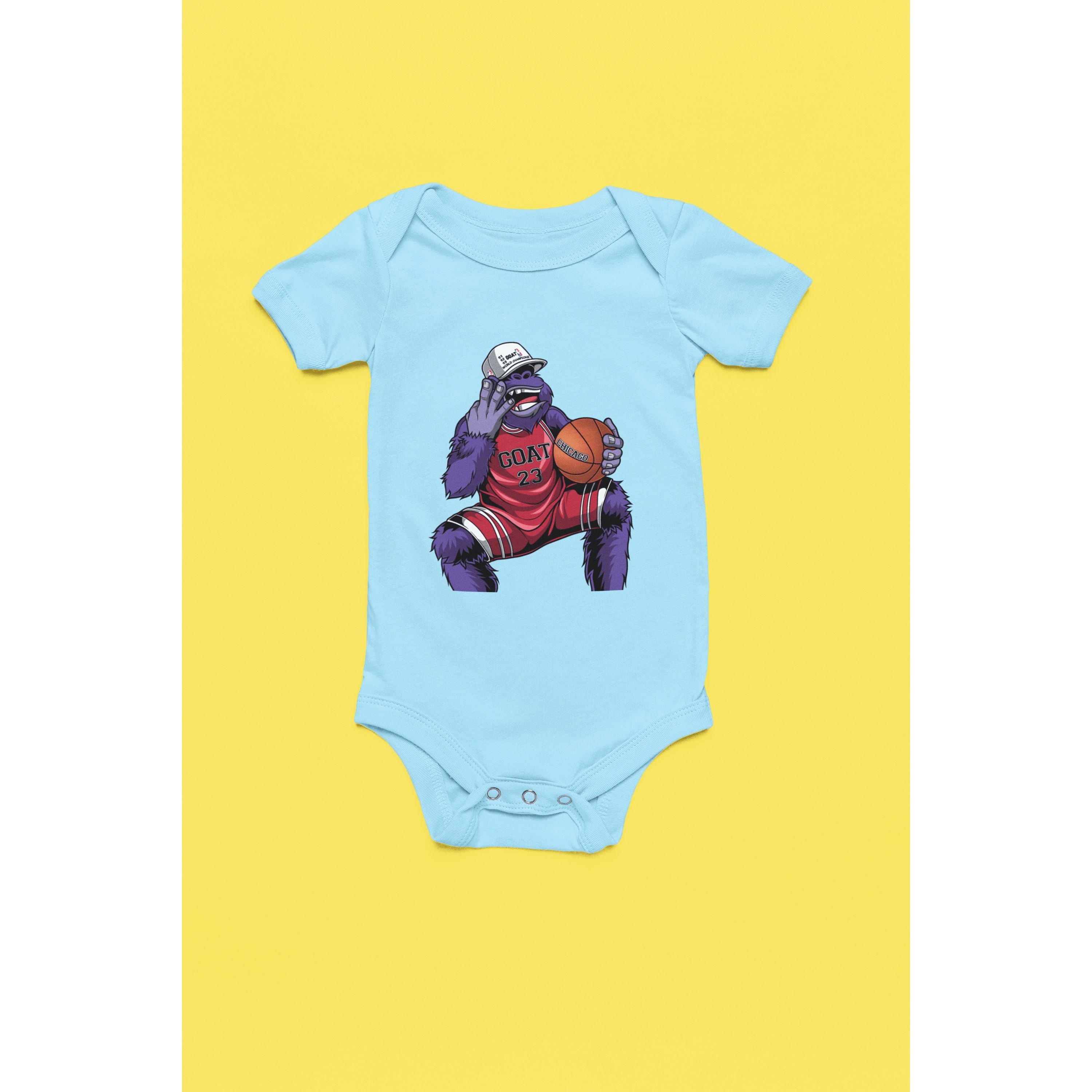 "Rainbow Gorilla ´The GOAT´ Romper - Rainbow Gorilla Store"