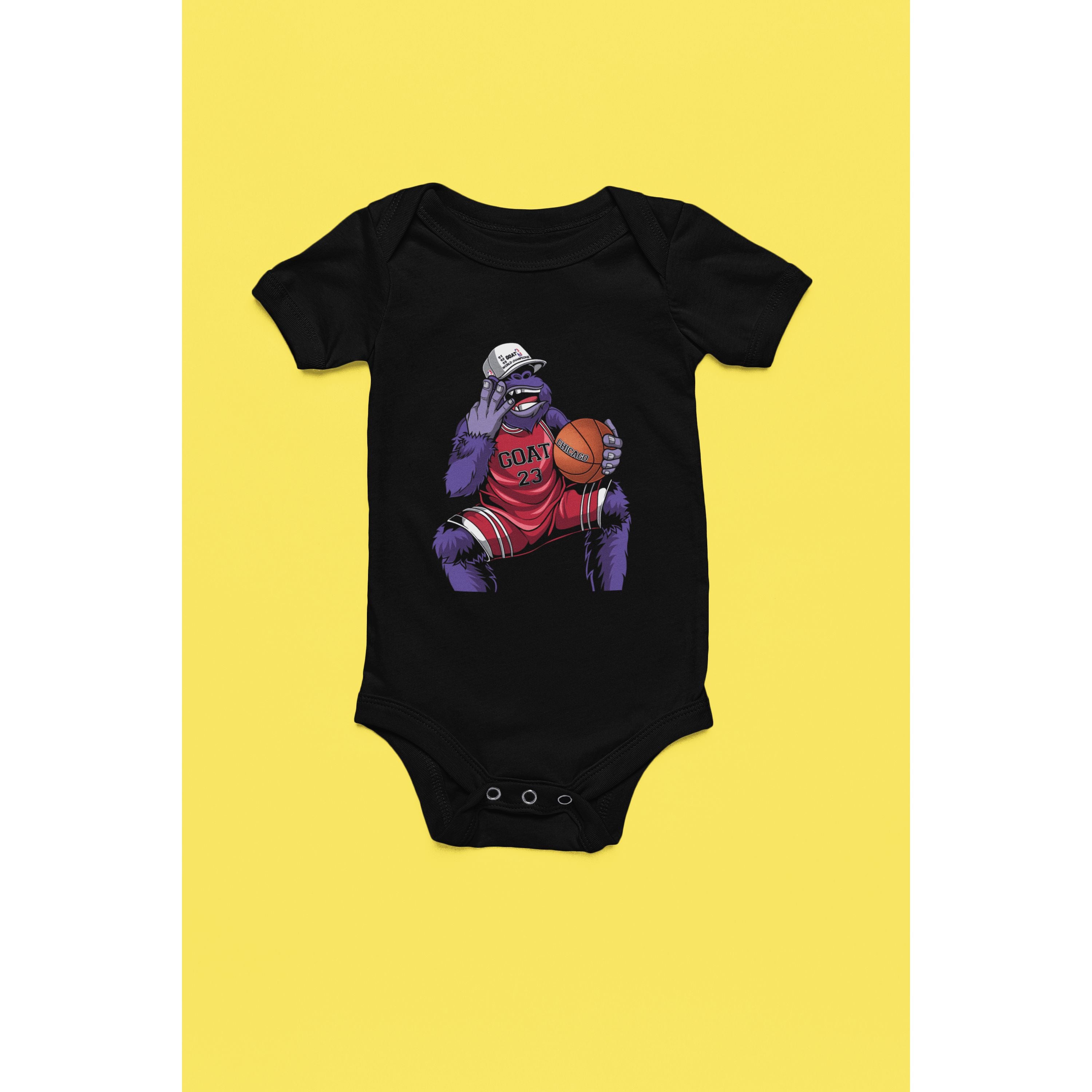 "Rainbow Gorilla ´The GOAT´ Romper - Rainbow Gorilla Store"