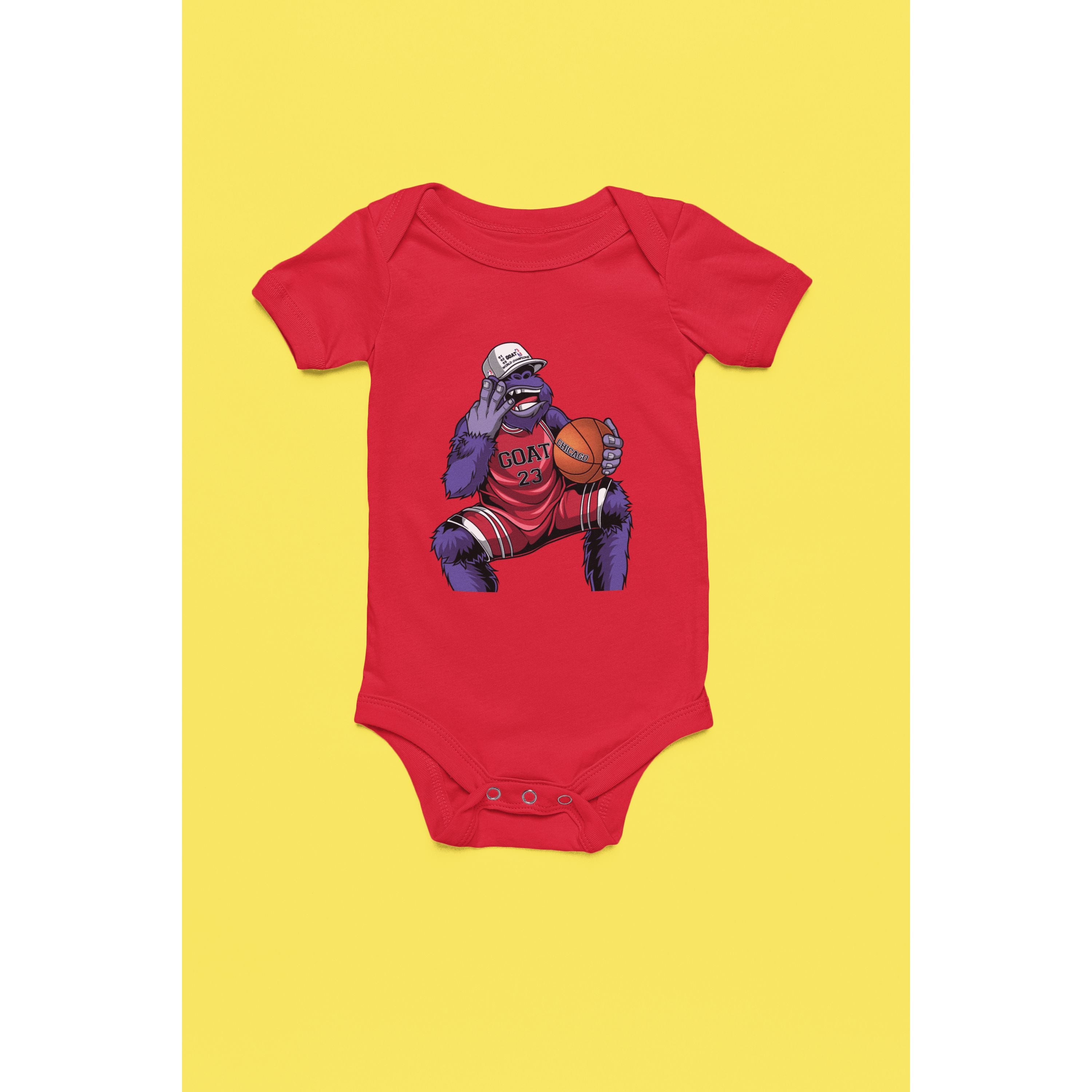 "Rainbow Gorilla ´The GOAT´ Romper - Rainbow Gorilla Store"