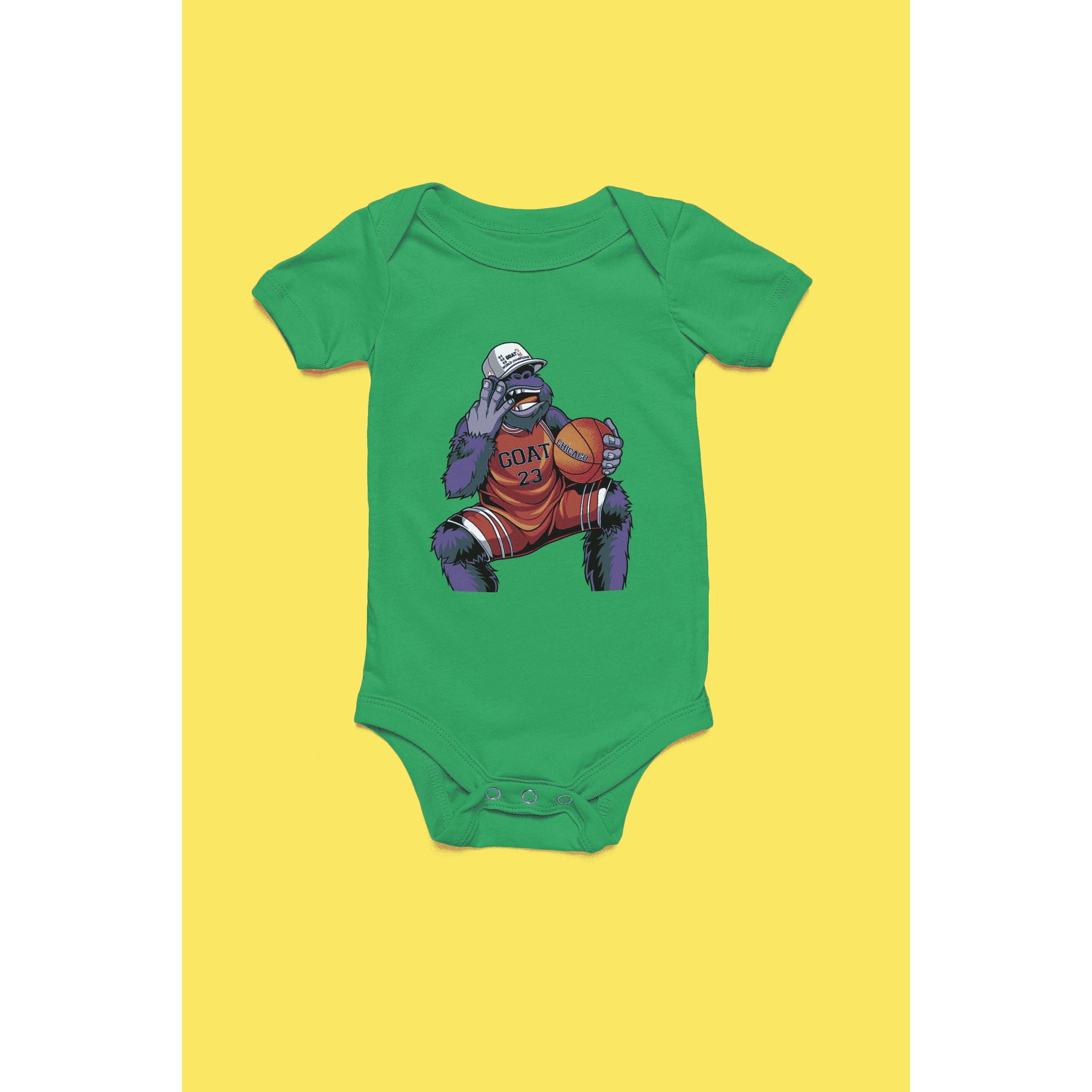 "Rainbow Gorilla ´The GOAT´ Romper - Rainbow Gorilla Store"