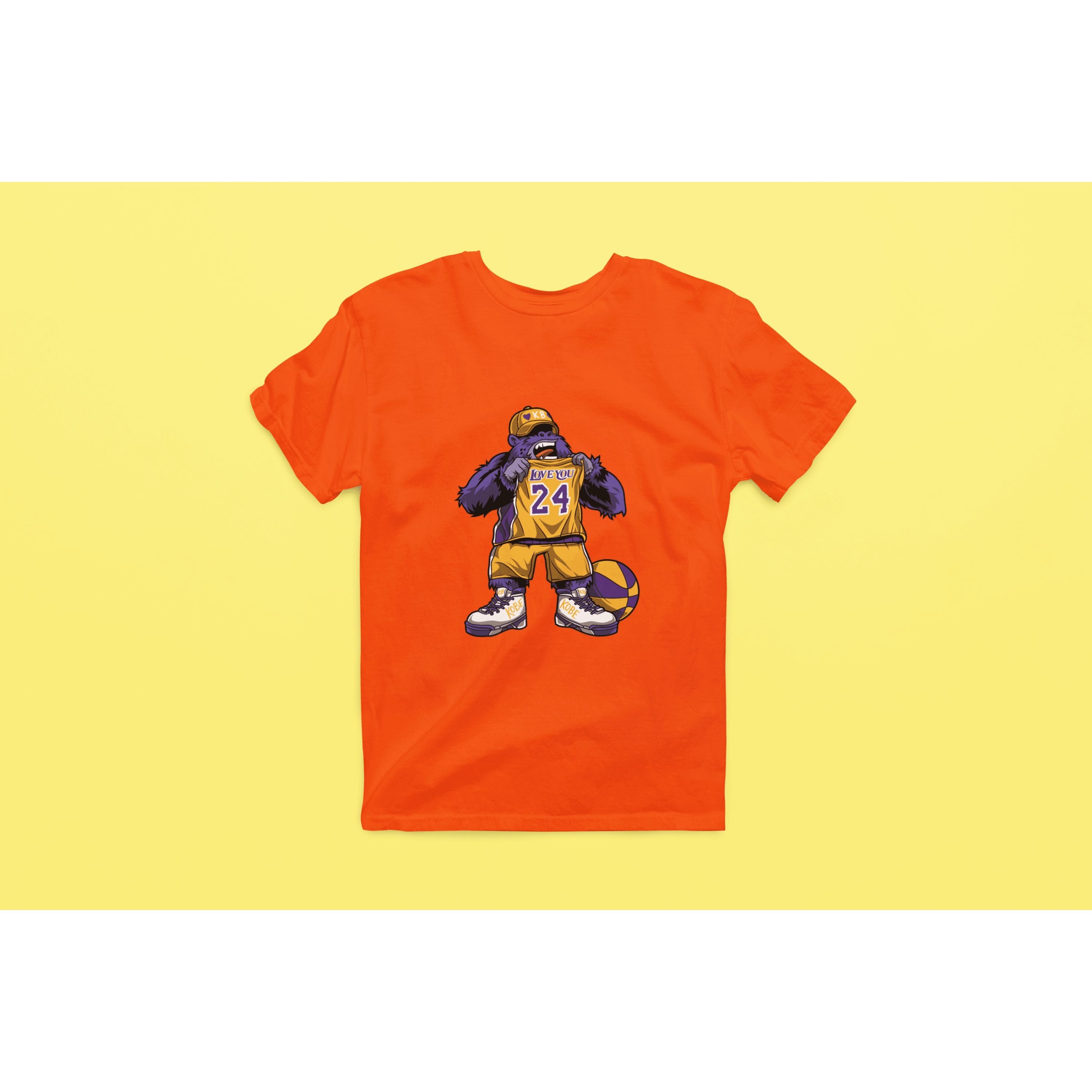 "Rainbow Gorilla 'Love you 24' Heren T-shirt - Rainbow Gorilla Store"