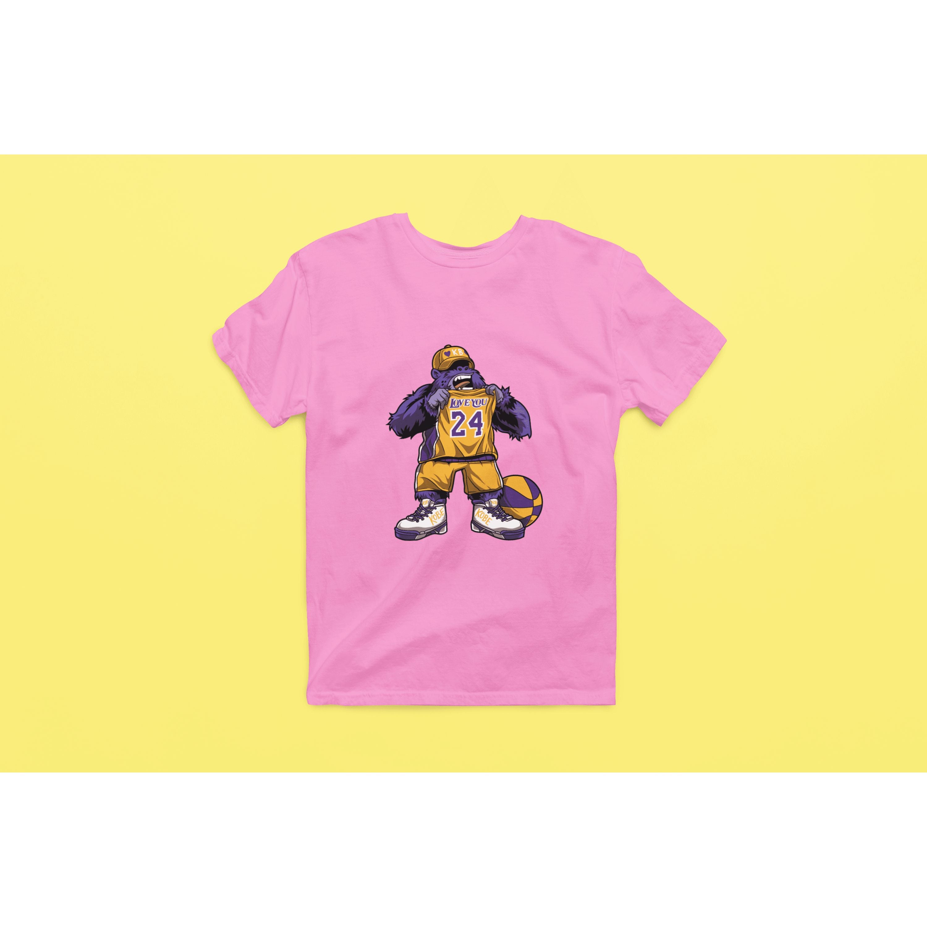 "Rainbow Gorilla 'Love you 24' Heren T-shirt - Rainbow Gorilla Store"