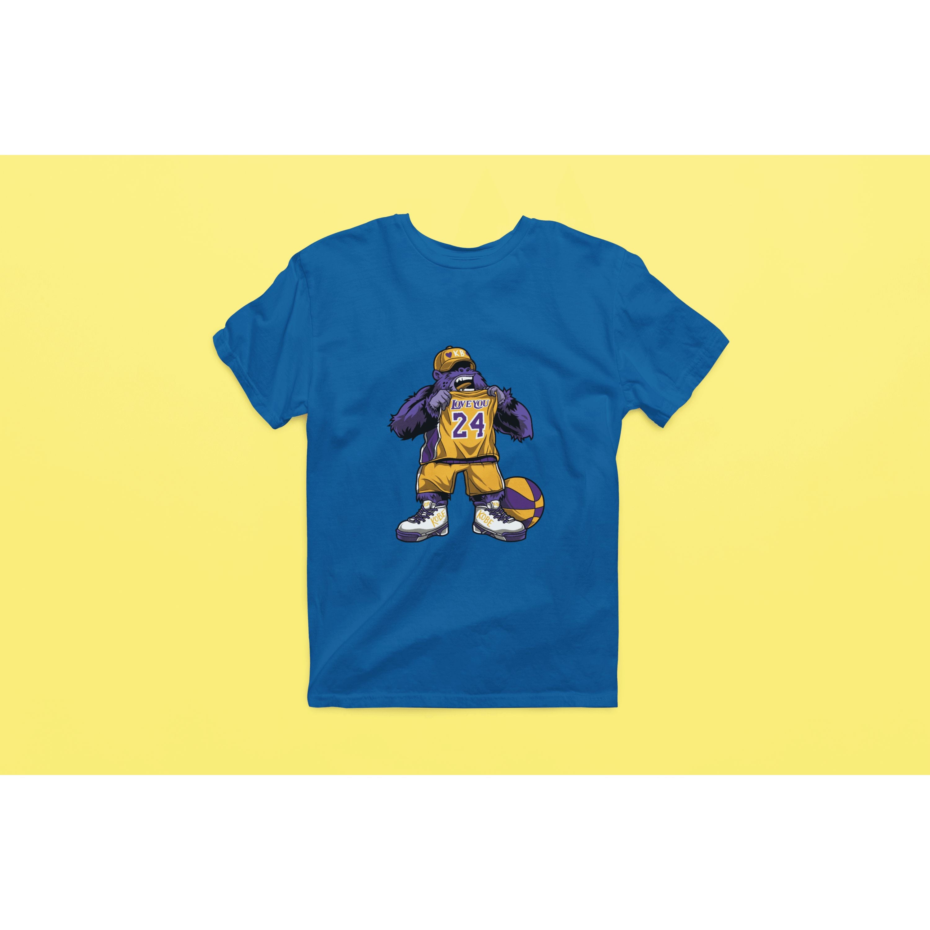 "Rainbow Gorilla 'Love you 24' Heren T-shirt - Rainbow Gorilla Store"