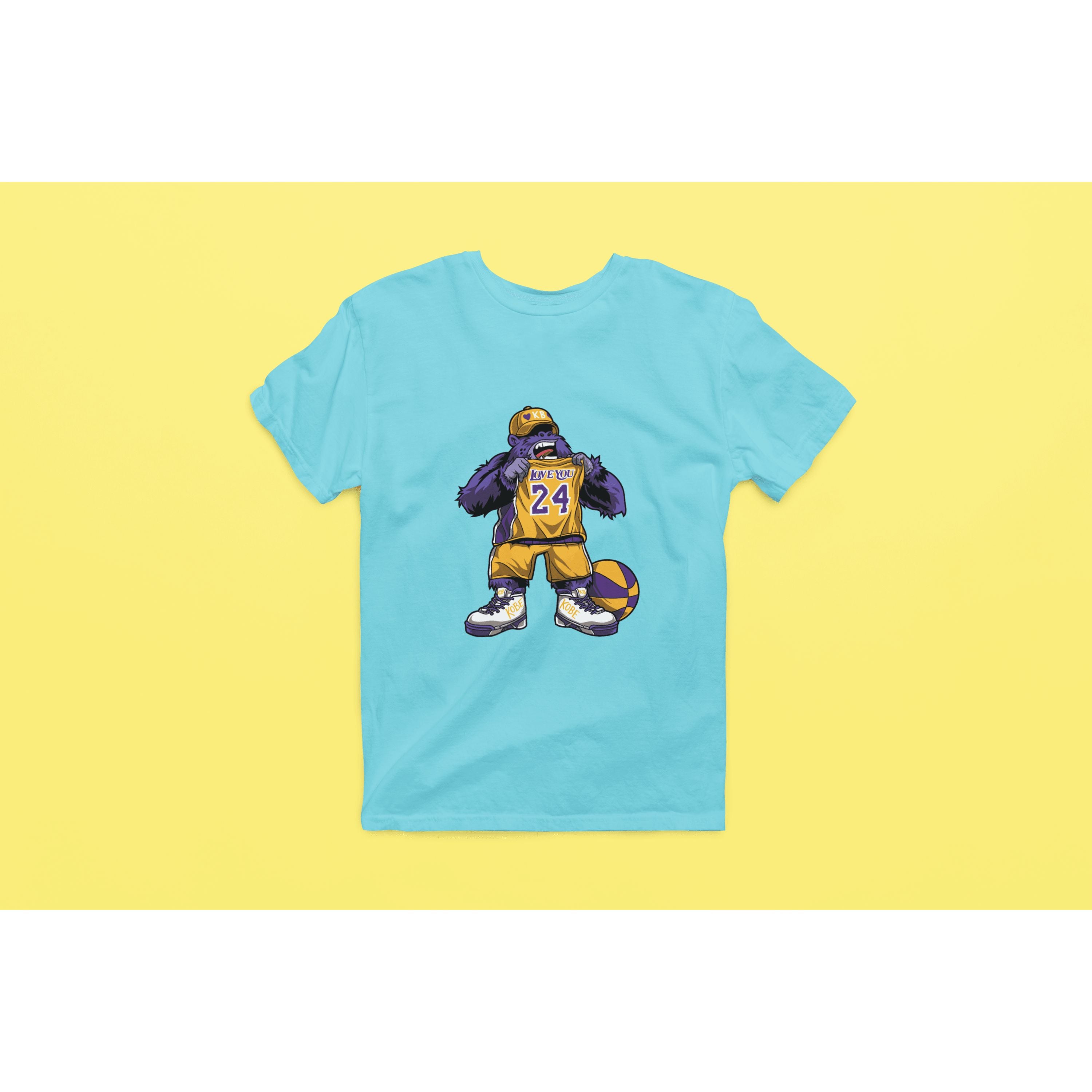 "Rainbow Gorilla 'Love you 24' Heren T-shirt - Rainbow Gorilla Store"