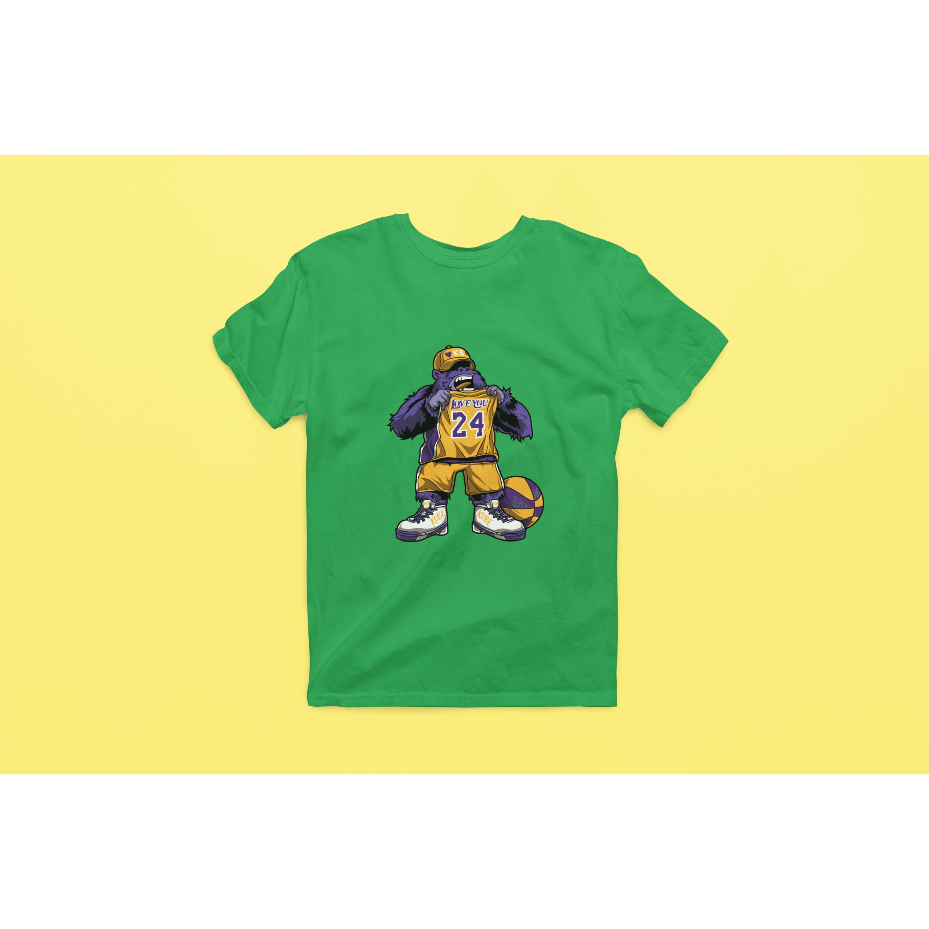 "Rainbow Gorilla 'Love you 24' Heren T-shirt - Rainbow Gorilla Store"