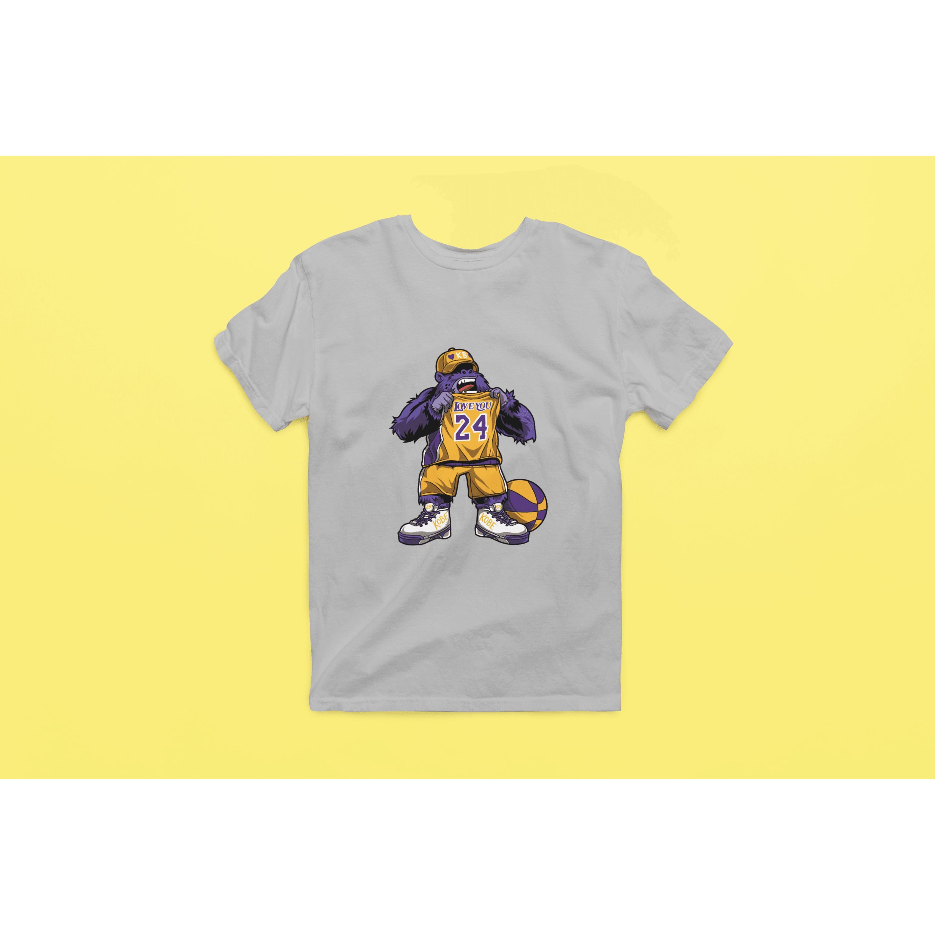 "Rainbow Gorilla 'Love you 24' Heren T-shirt - Rainbow Gorilla Store"