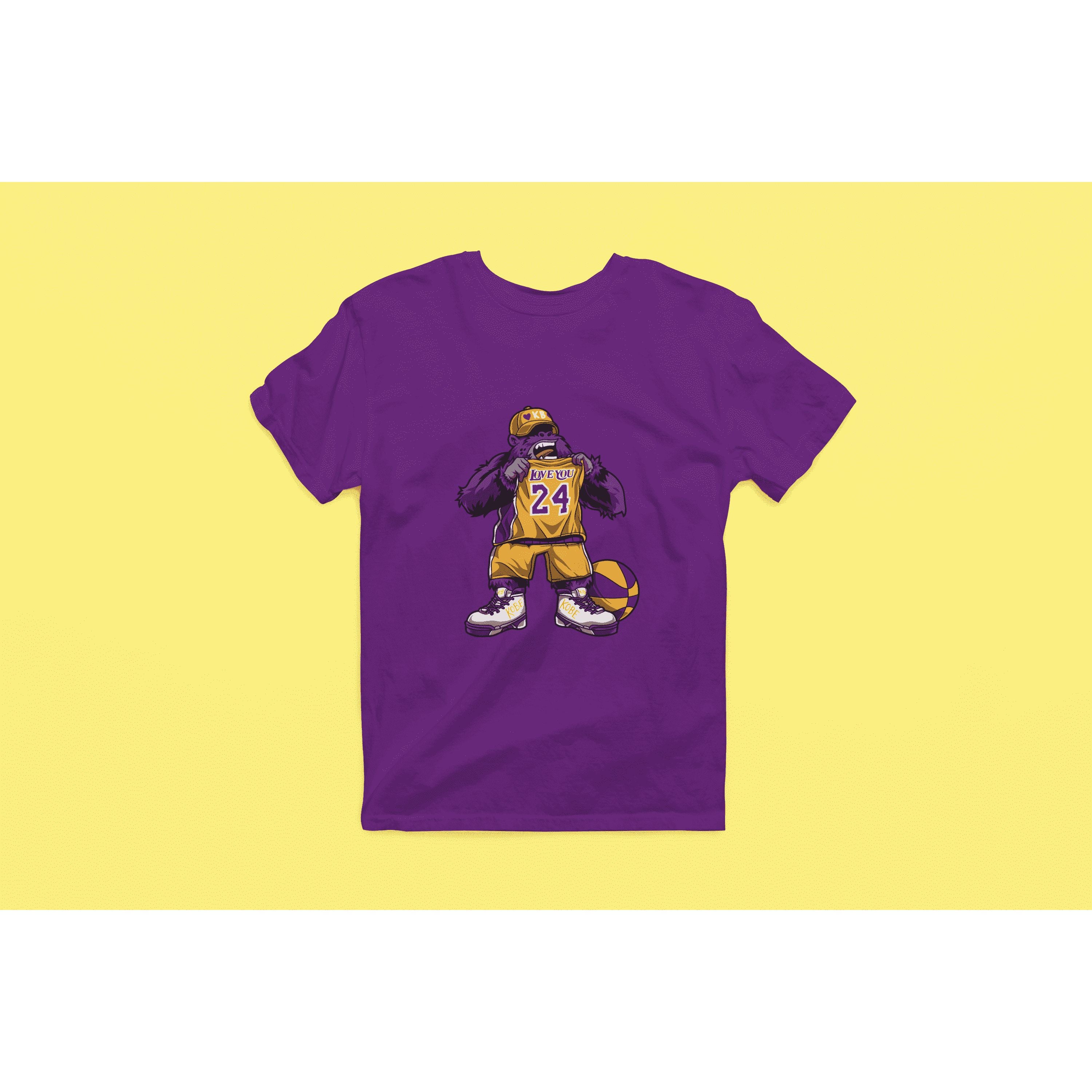 "Rainbow Gorilla 'Love you 24' Heren T-shirt - Rainbow Gorilla Store"