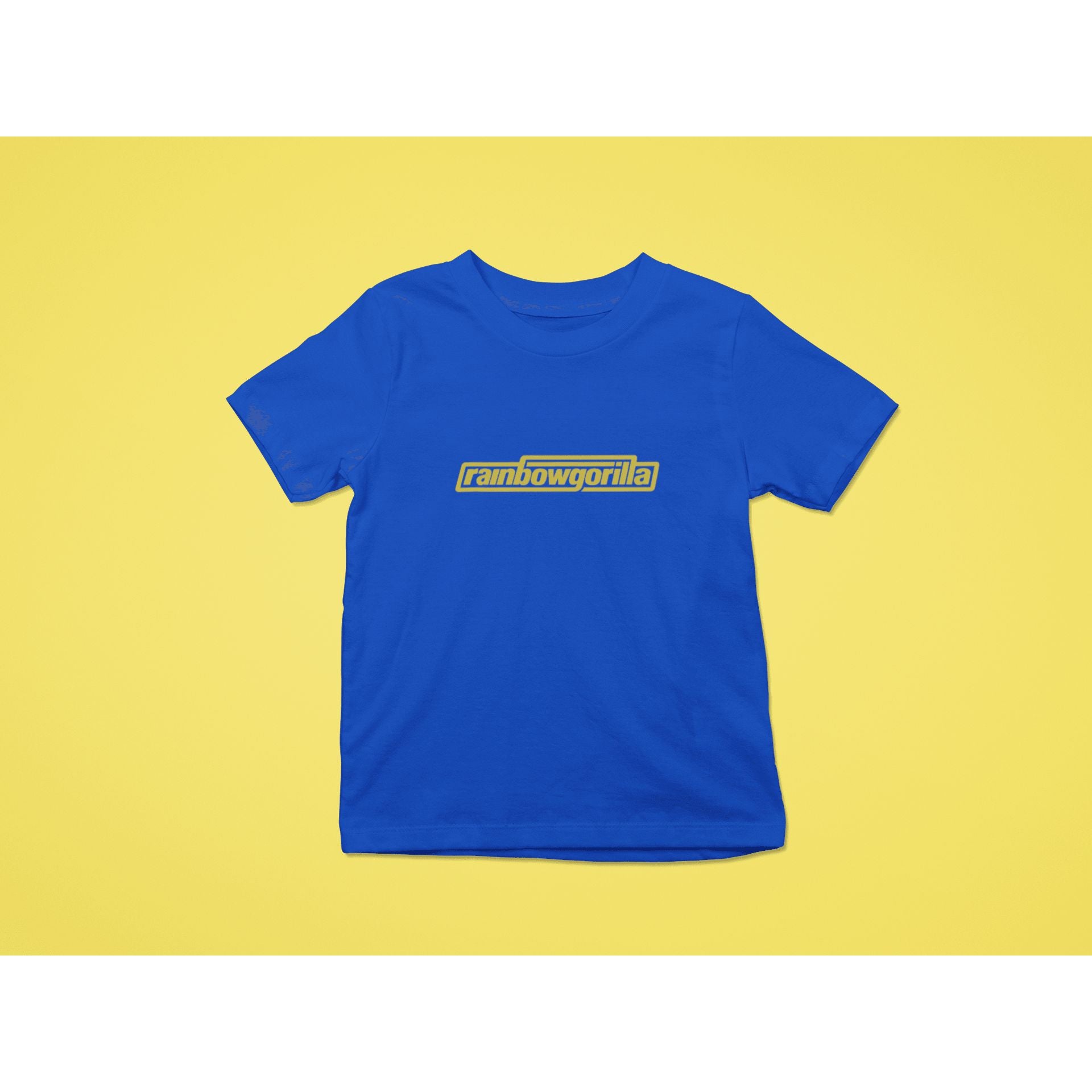 "Rainbow Gorilla ´RG Tekst Goud´ T-shirt Kids - Rainbow Gorilla Store"