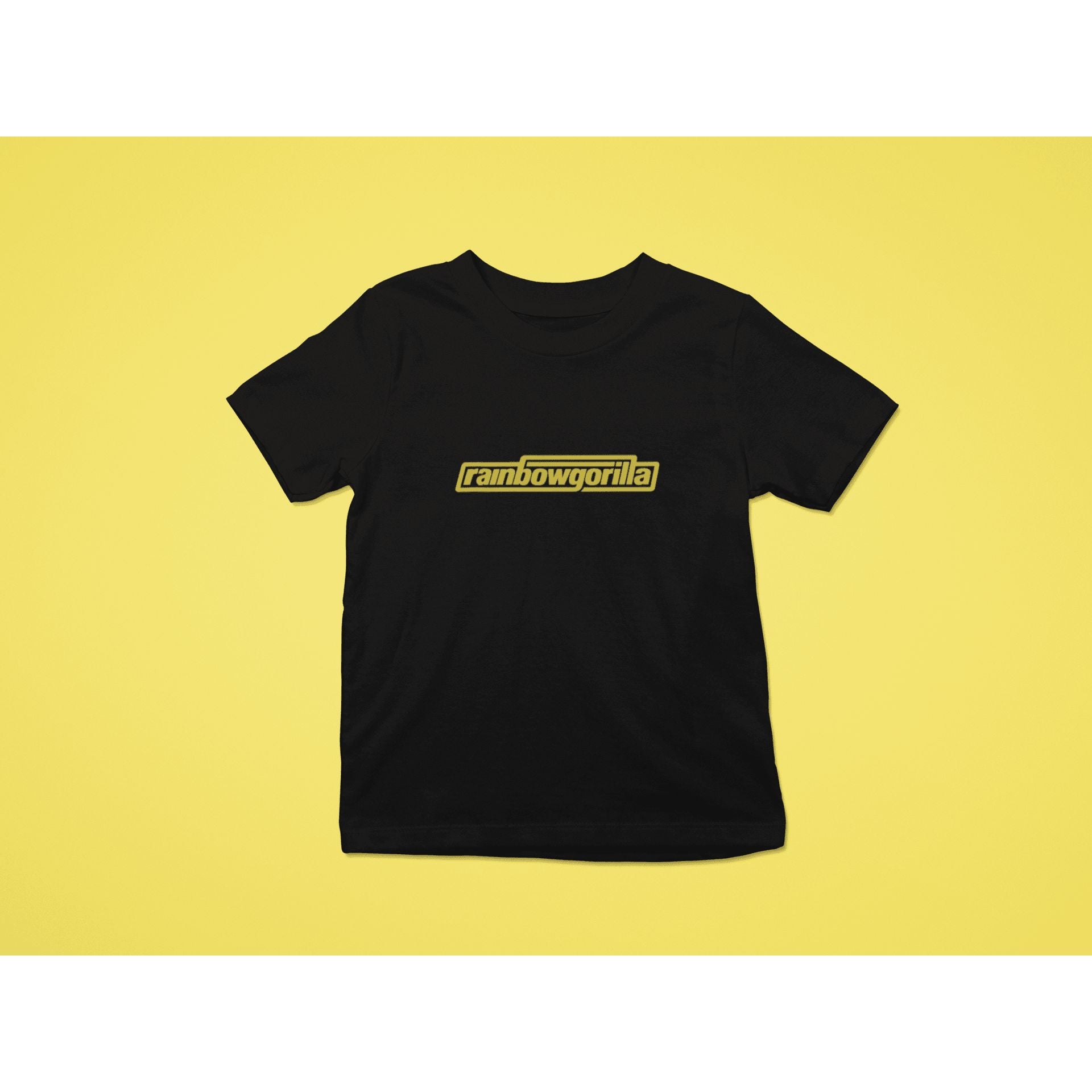"Rainbow Gorilla ´RG Tekst Goud´ T-shirt Kids - Rainbow Gorilla Store"