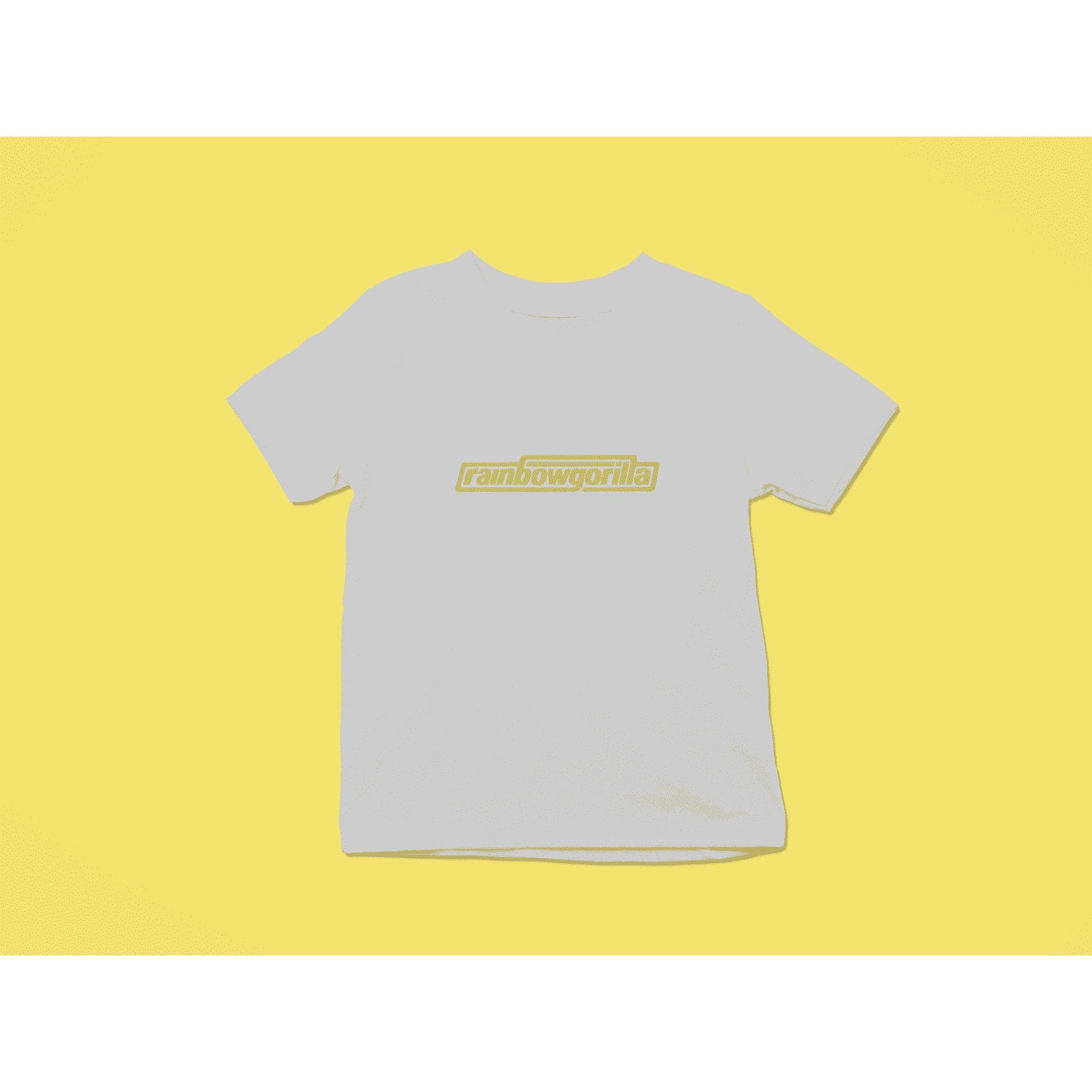 "Rainbow Gorilla ´RG Tekst Goud´ T-shirt Kids - Rainbow Gorilla Store"