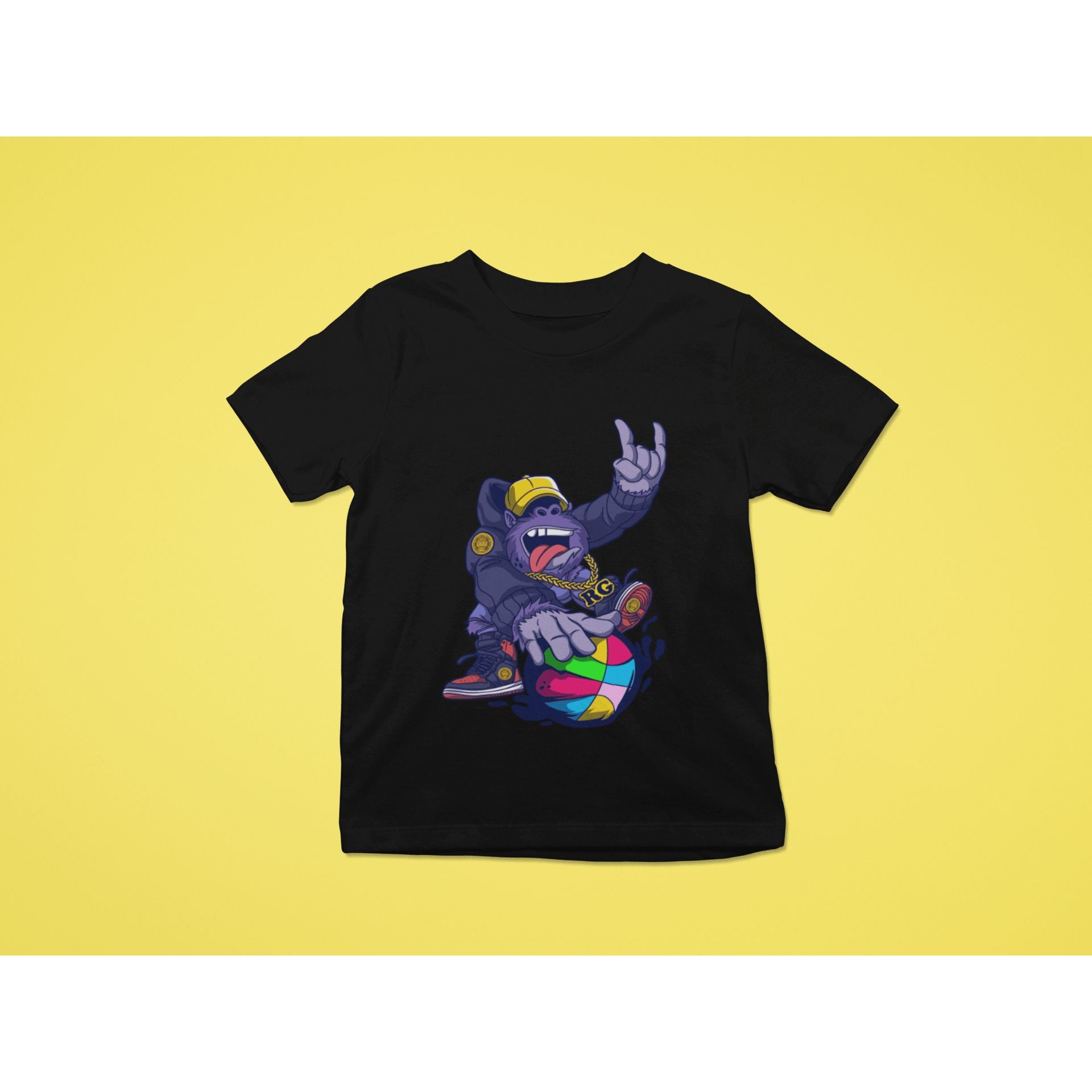 "Rainbow Gorilla ´Baller´ T-shirt Kids - Rainbow Gorilla Store"