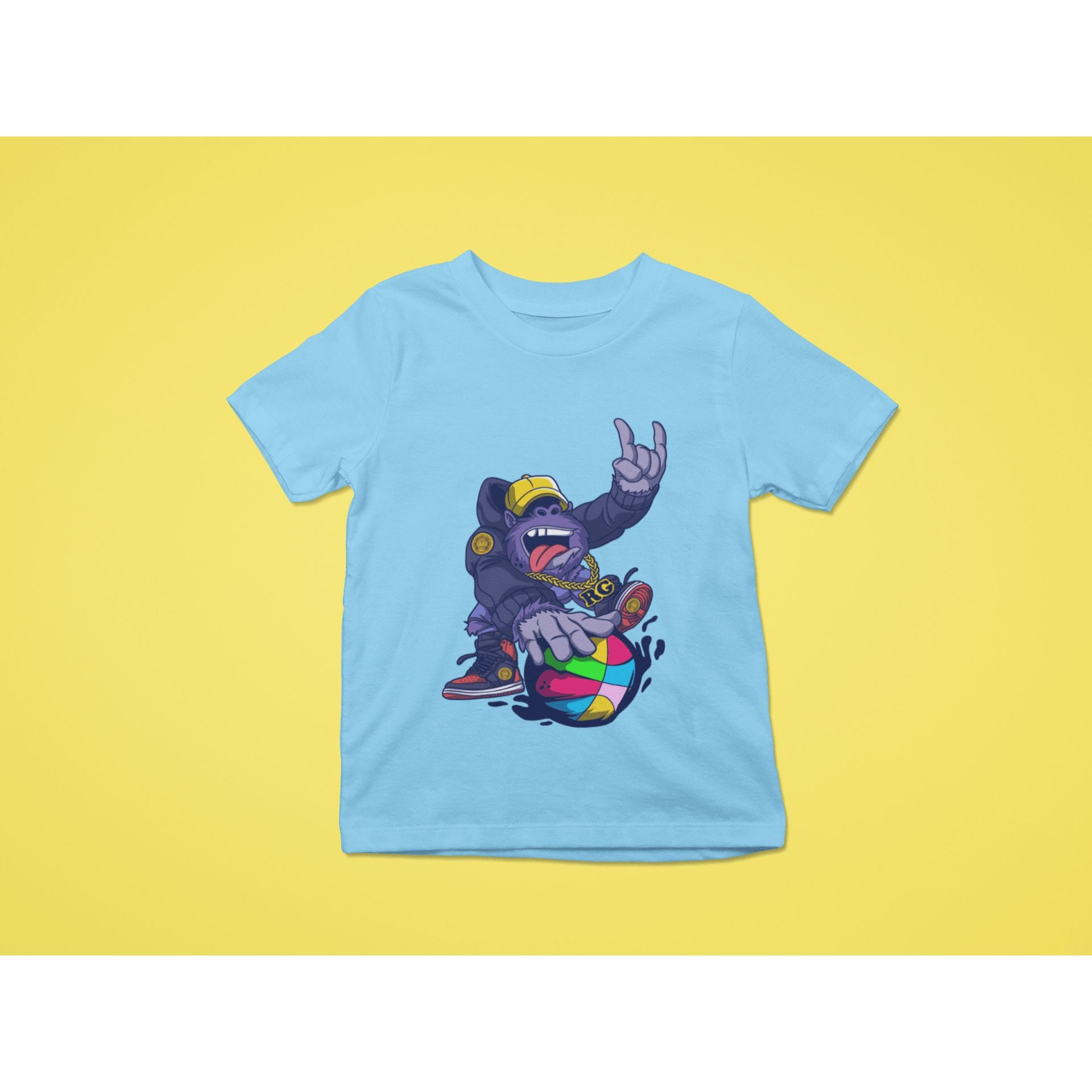 "Rainbow Gorilla ´Baller´ T-shirt Kids - Rainbow Gorilla Store"