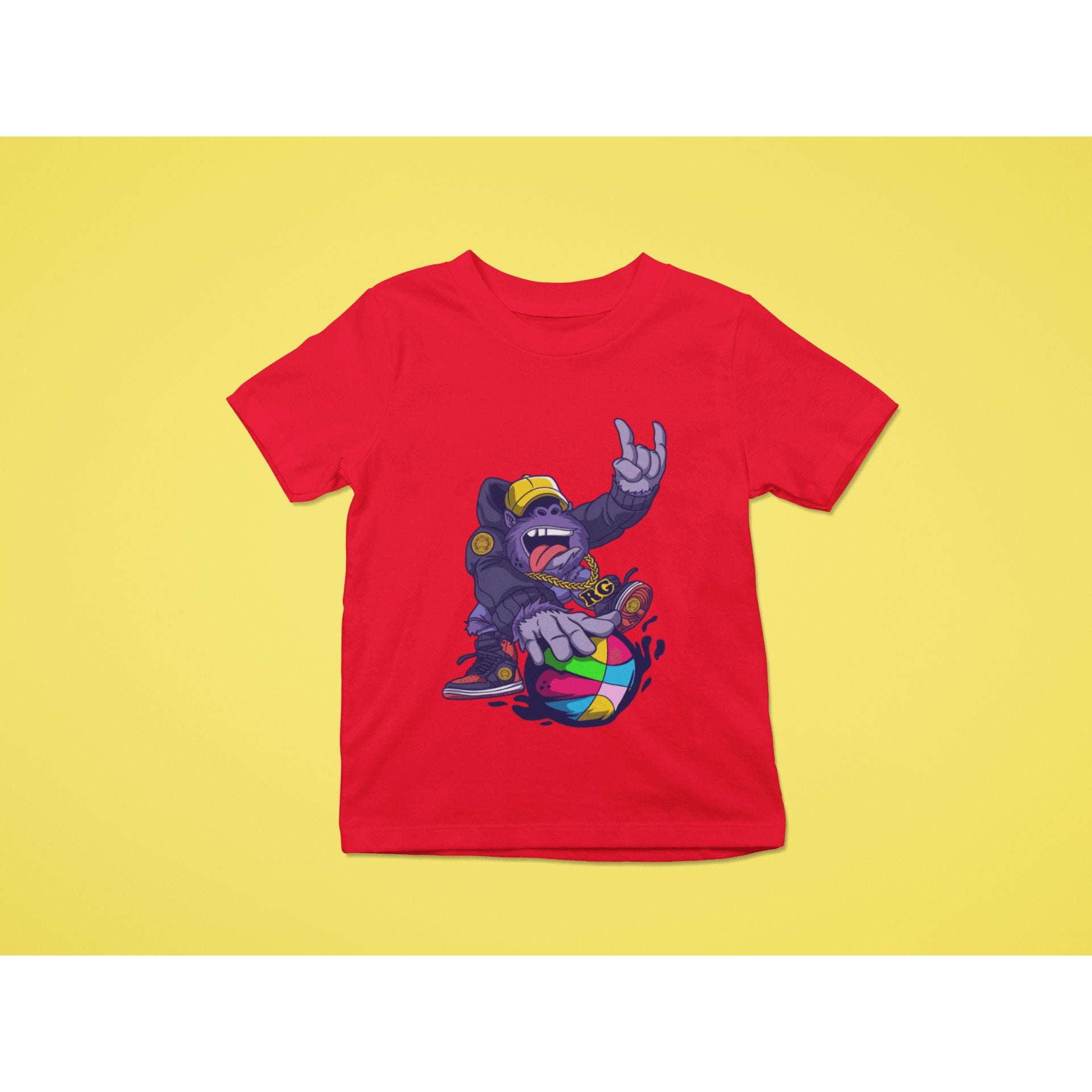 "Rainbow Gorilla ´Baller´ T-shirt Kids - Rainbow Gorilla Store"
