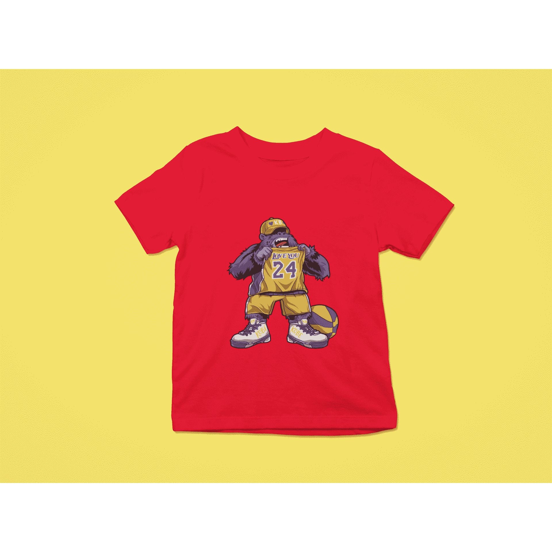 "Rainbow Gorilla ´Love You 24´ T-shirt Kids - Rainbow Gorilla Store"