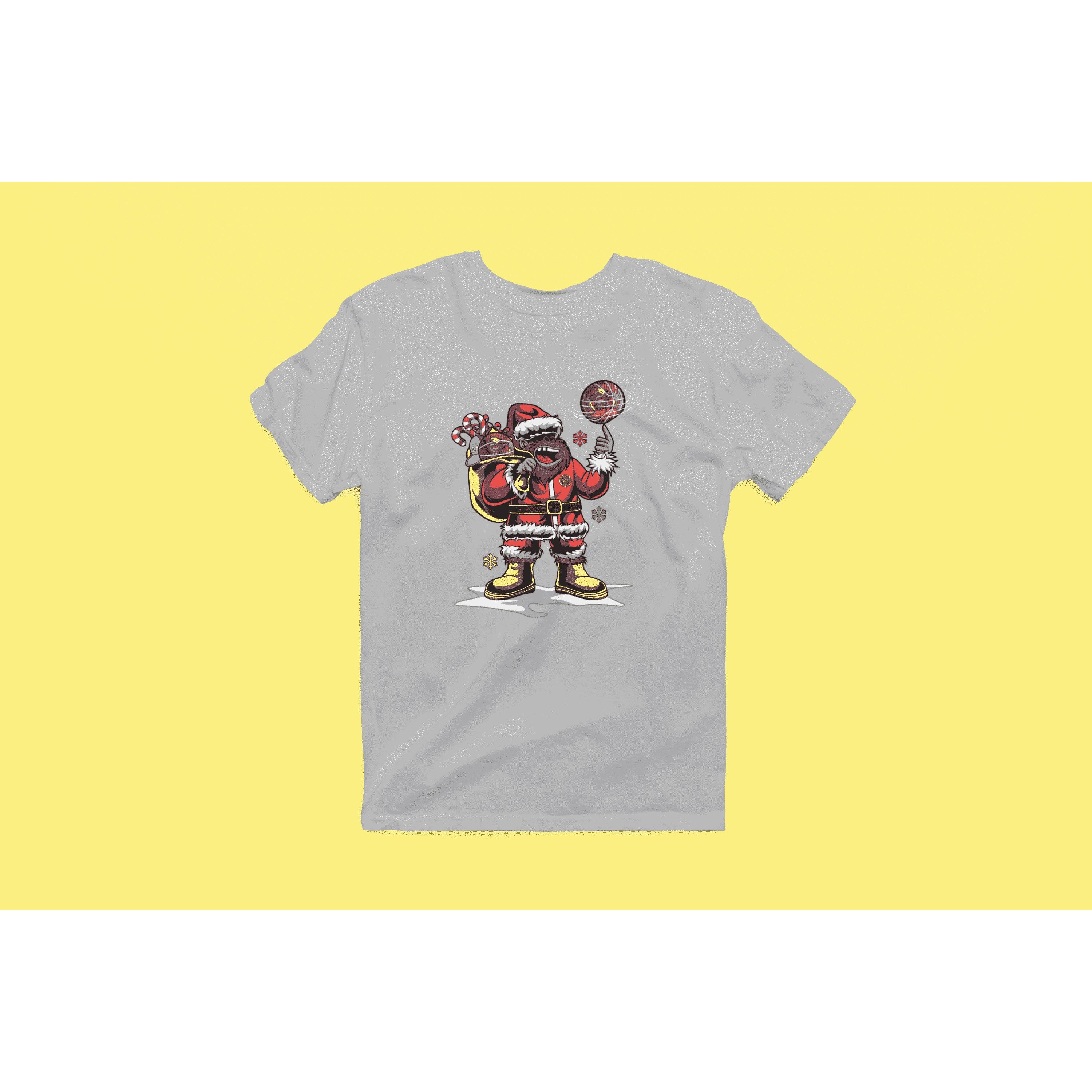 "Rainbow Gorilla ´Kerst´ Heren T-shirt - Rainbow Gorilla Store"