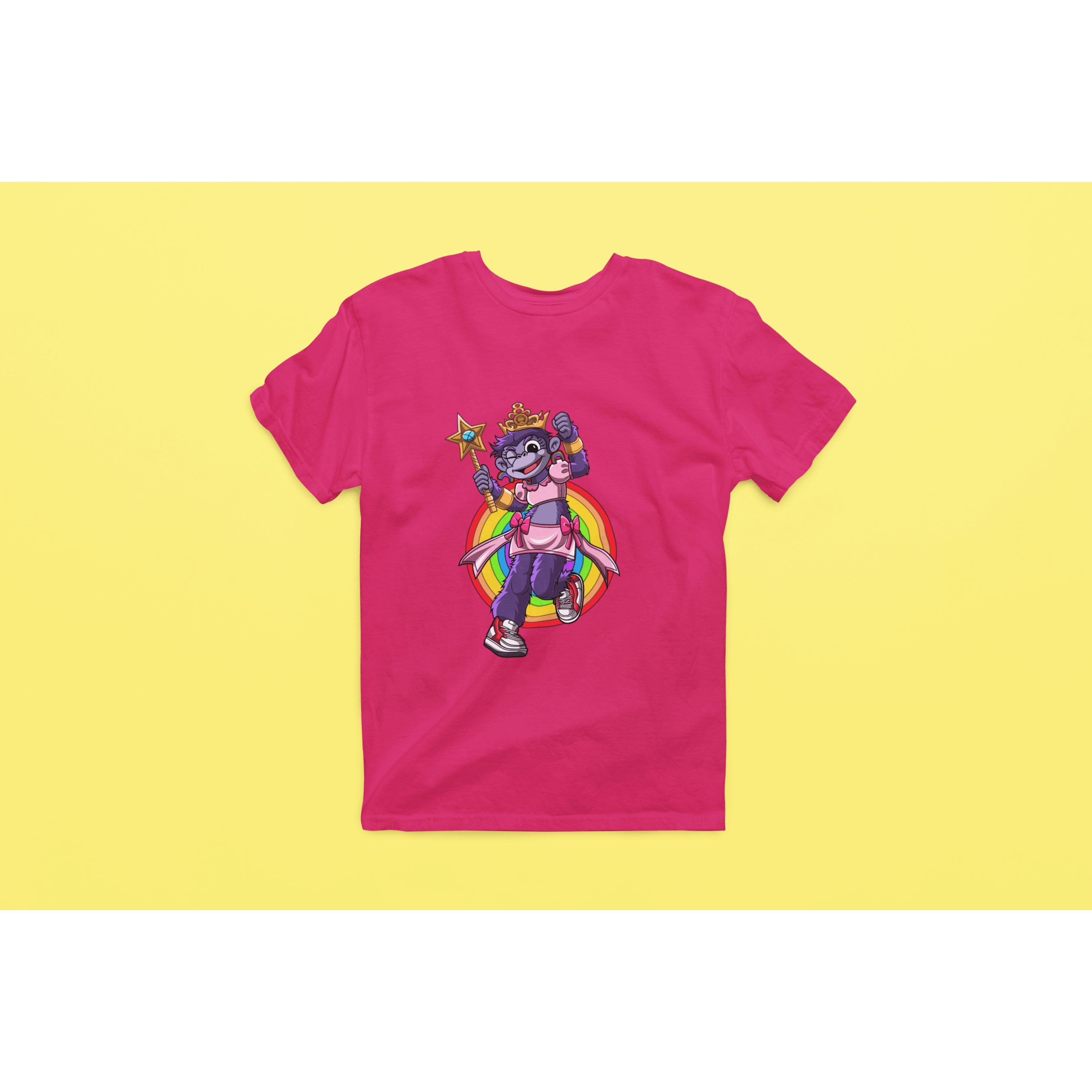 "Rainbow Gorilla 'Princess Hope' Heren T-shirt - Rainbow Gorilla Store"