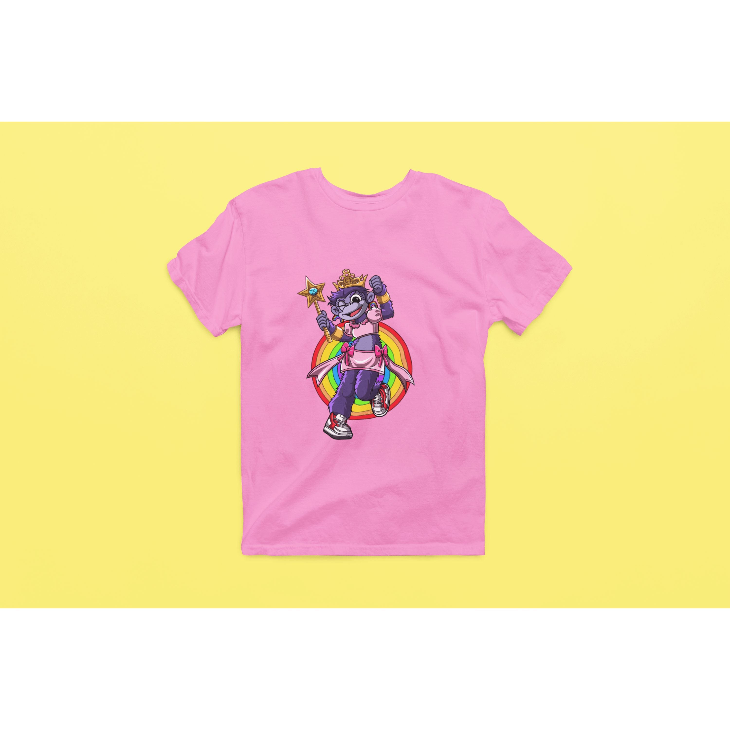 "Rainbow Gorilla 'Princess Hope' Heren T-shirt - Rainbow Gorilla Store"