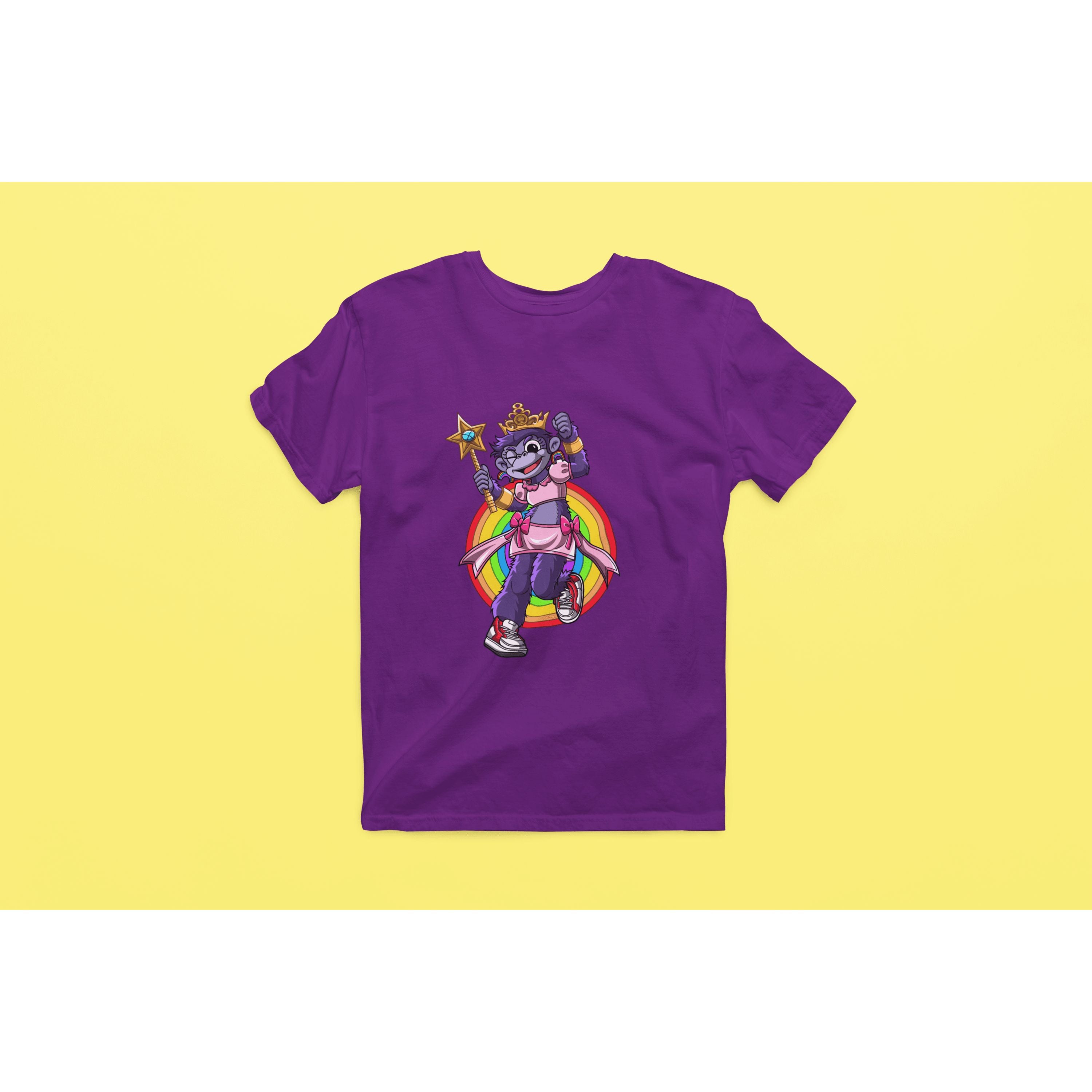 "Rainbow Gorilla 'Princess Hope' Heren T-shirt - Rainbow Gorilla Store"