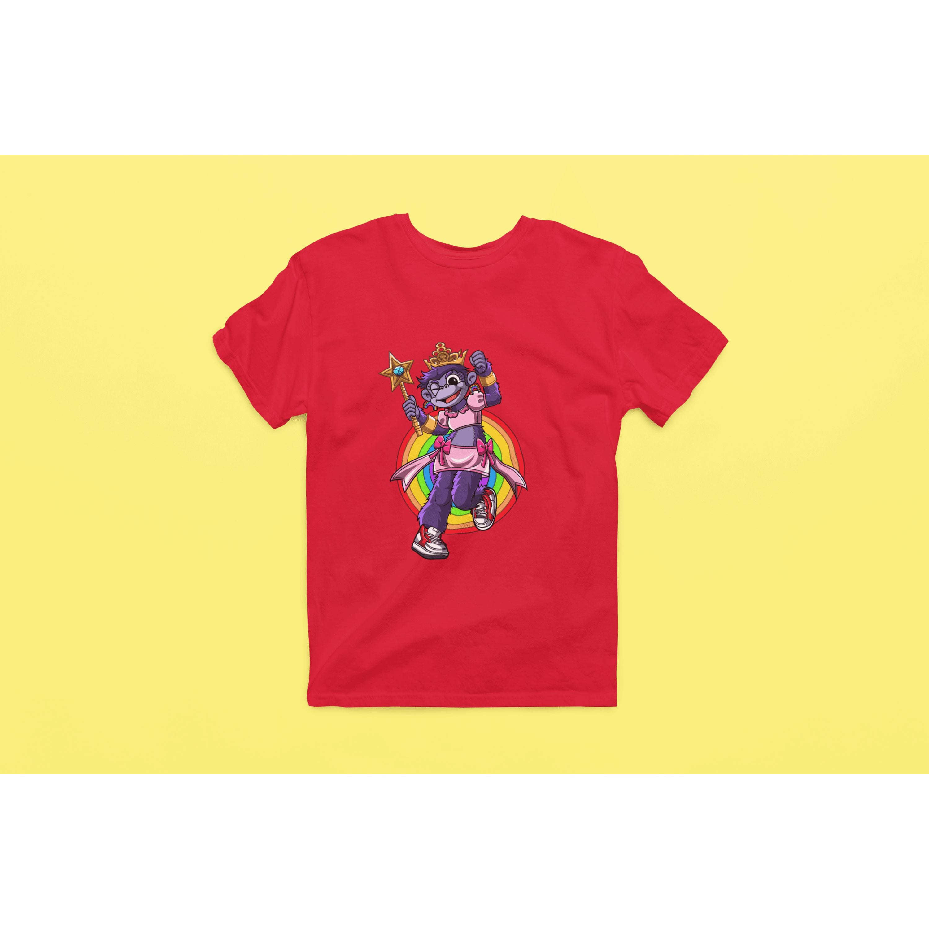 "Rainbow Gorilla 'Princess Hope' Heren T-shirt - Rainbow Gorilla Store"
