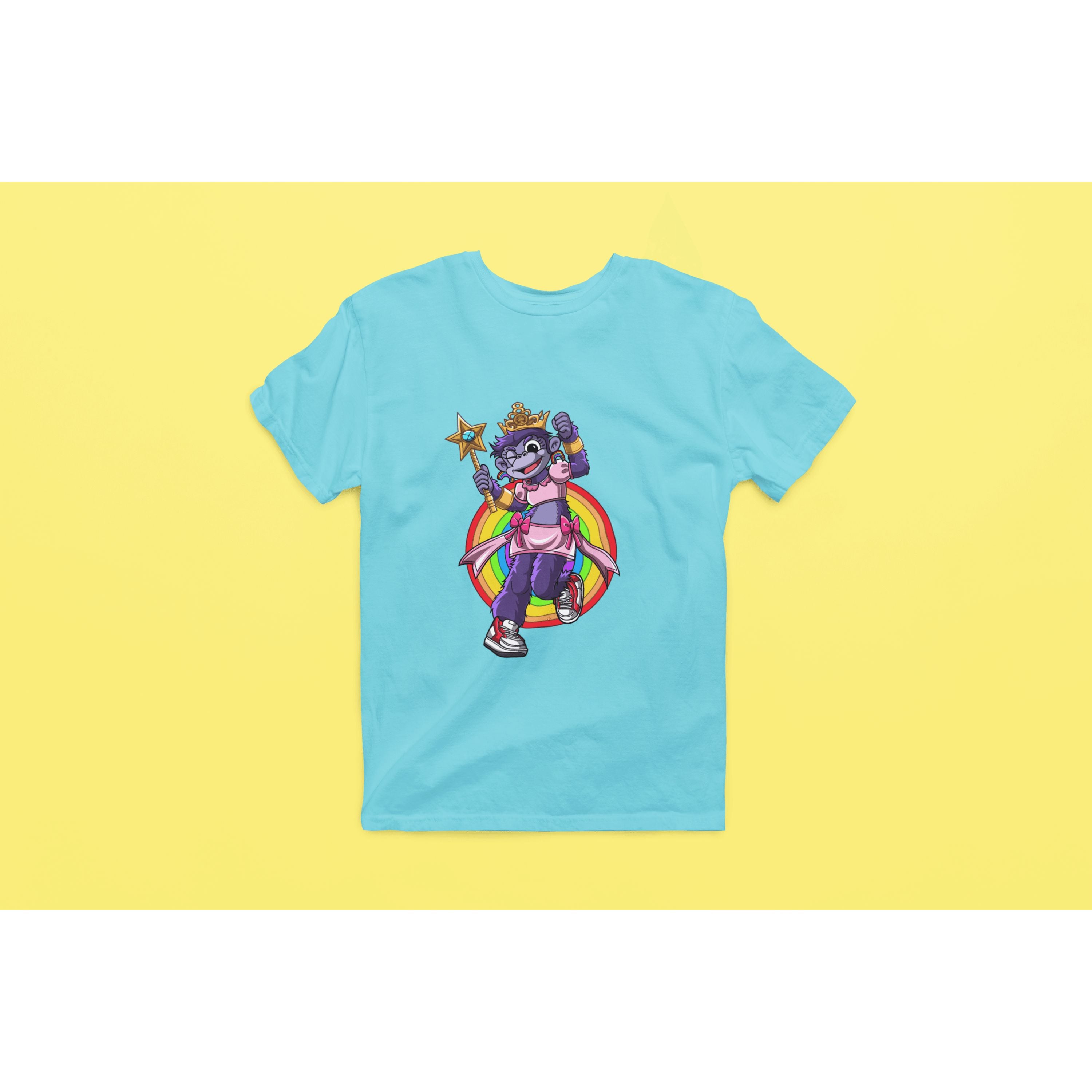 "Rainbow Gorilla 'Princess Hope' Heren T-shirt - Rainbow Gorilla Store"