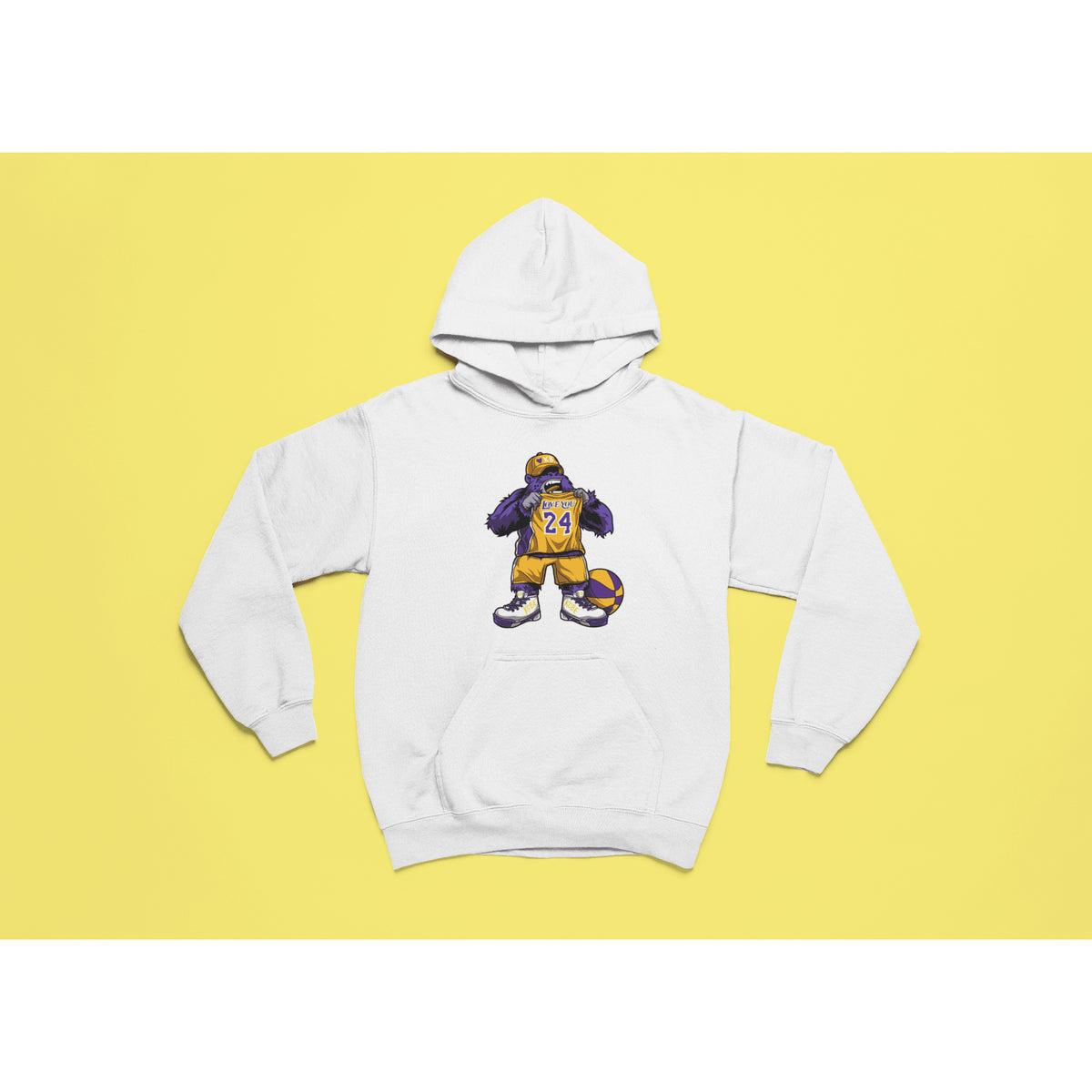 "Rainbow Gorilla 'Love You 24' Hoody Kids - Rainbow Gorilla Store"