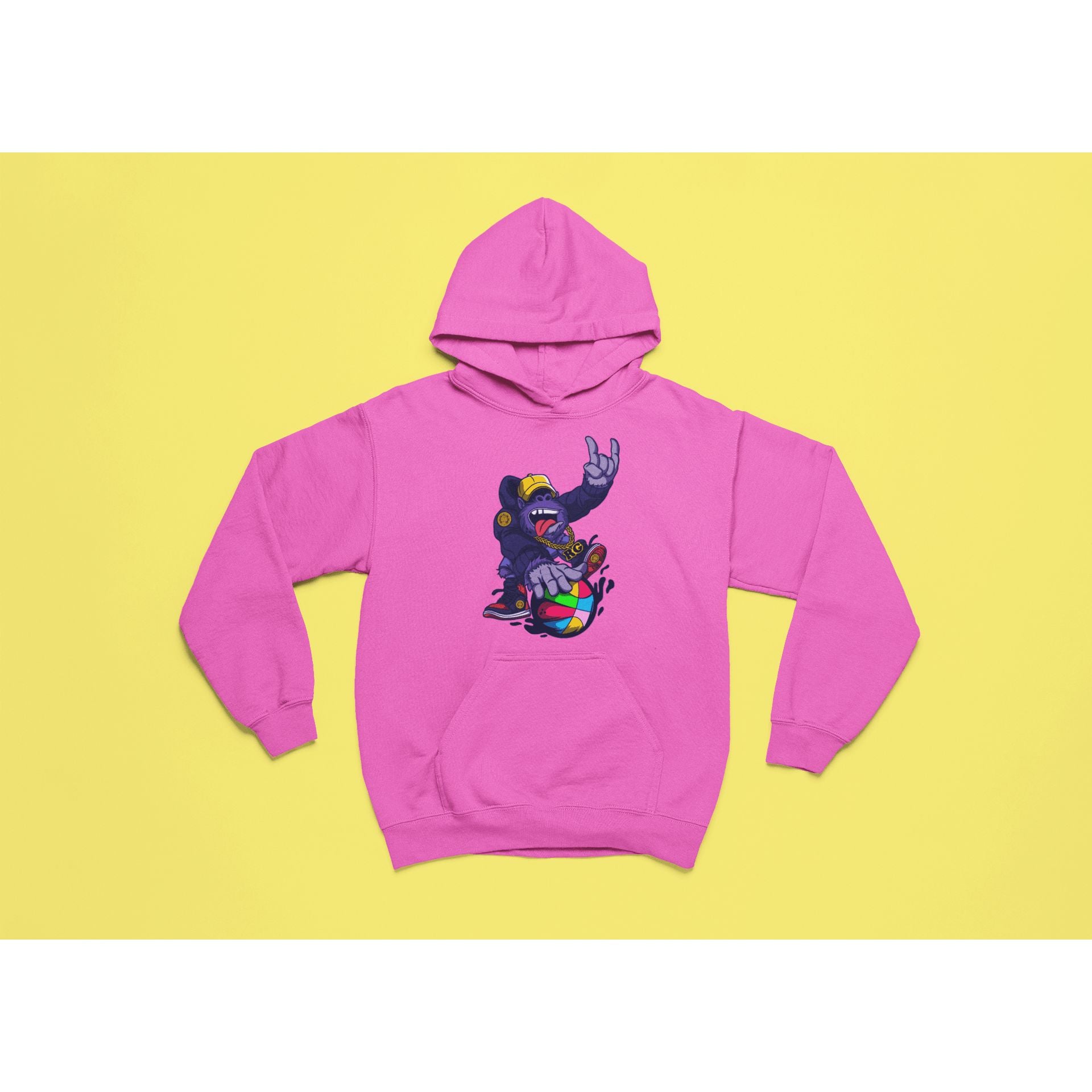 "Rainbow Gorilla 'Baller' Hoody Kids - Rainbow Gorilla Store"