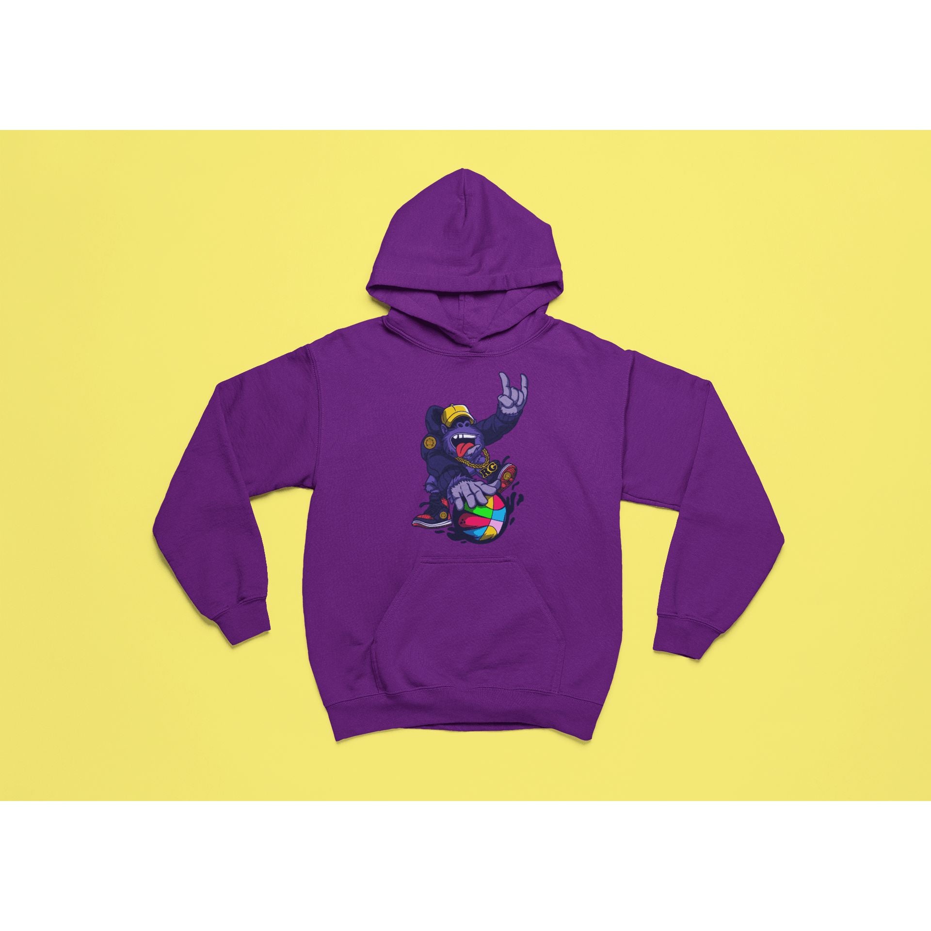 "Rainbow Gorilla 'Baller' Hoody Kids - Rainbow Gorilla Store"