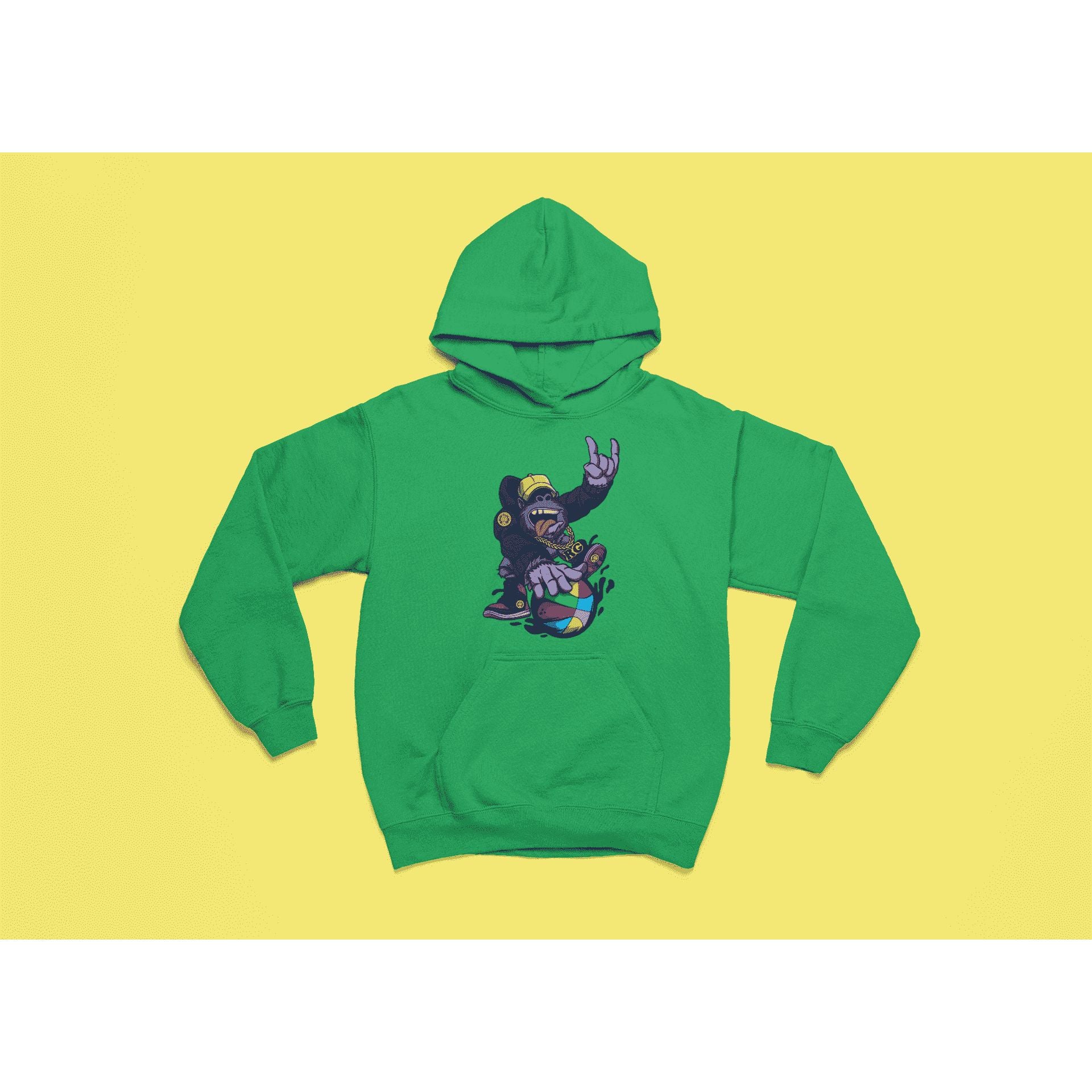 "Rainbow Gorilla 'Baller' Hoody Kids - Rainbow Gorilla Store"