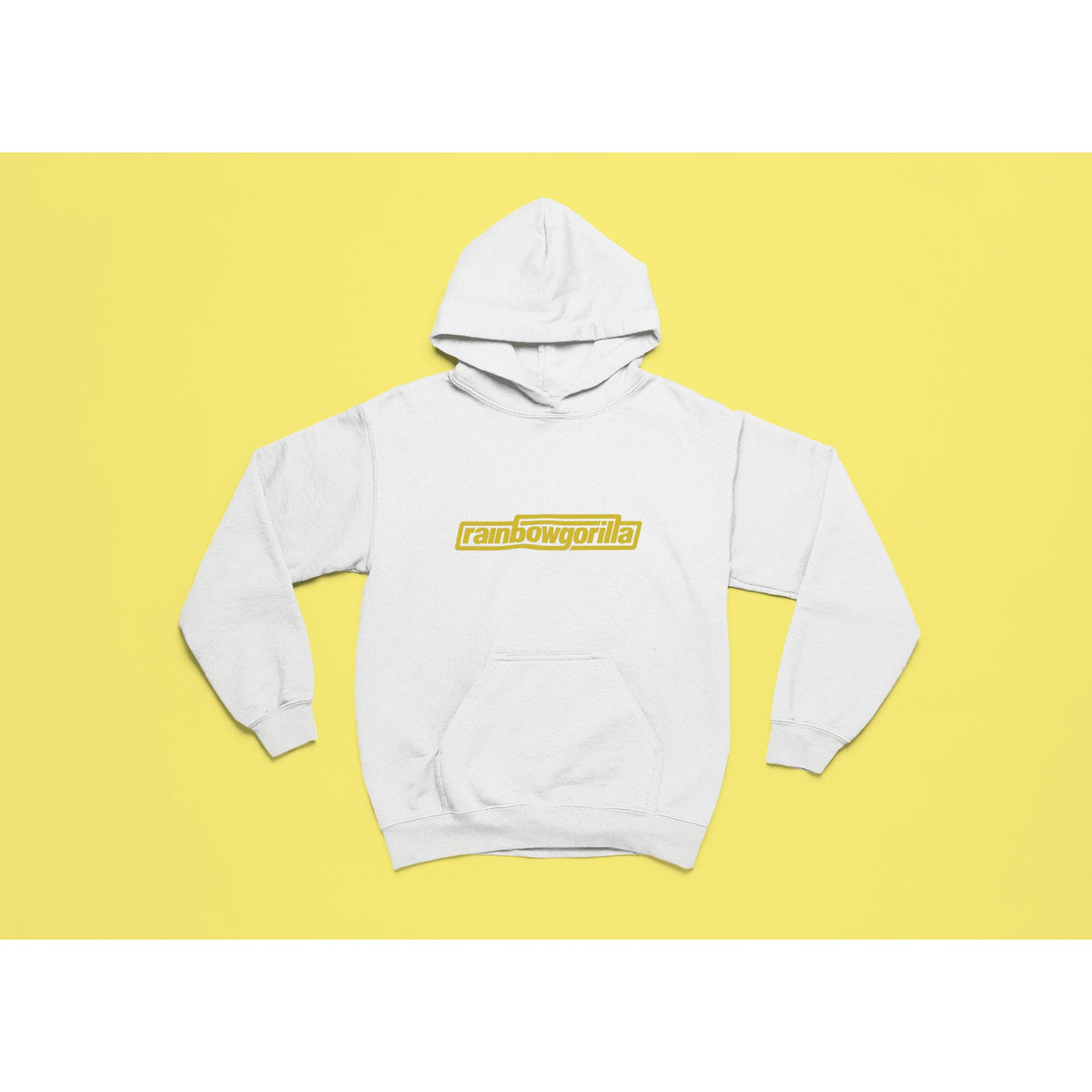 "Rainbow Gorilla 'RG Tekst Goud' Hoody Kids - Rainbow Gorilla Store"