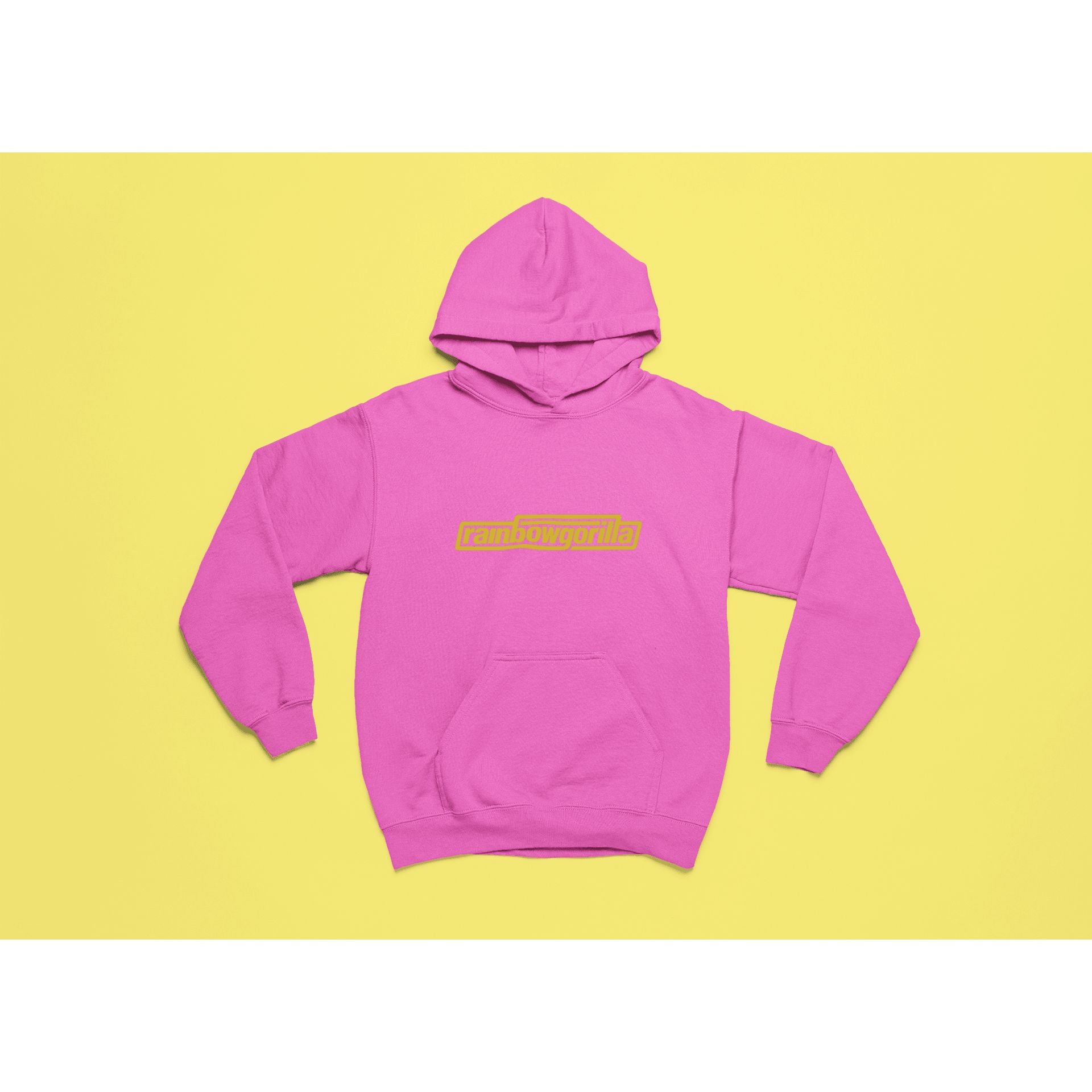 "Rainbow Gorilla 'RG Tekst Goud' Hoody Kids - Rainbow Gorilla Store"
