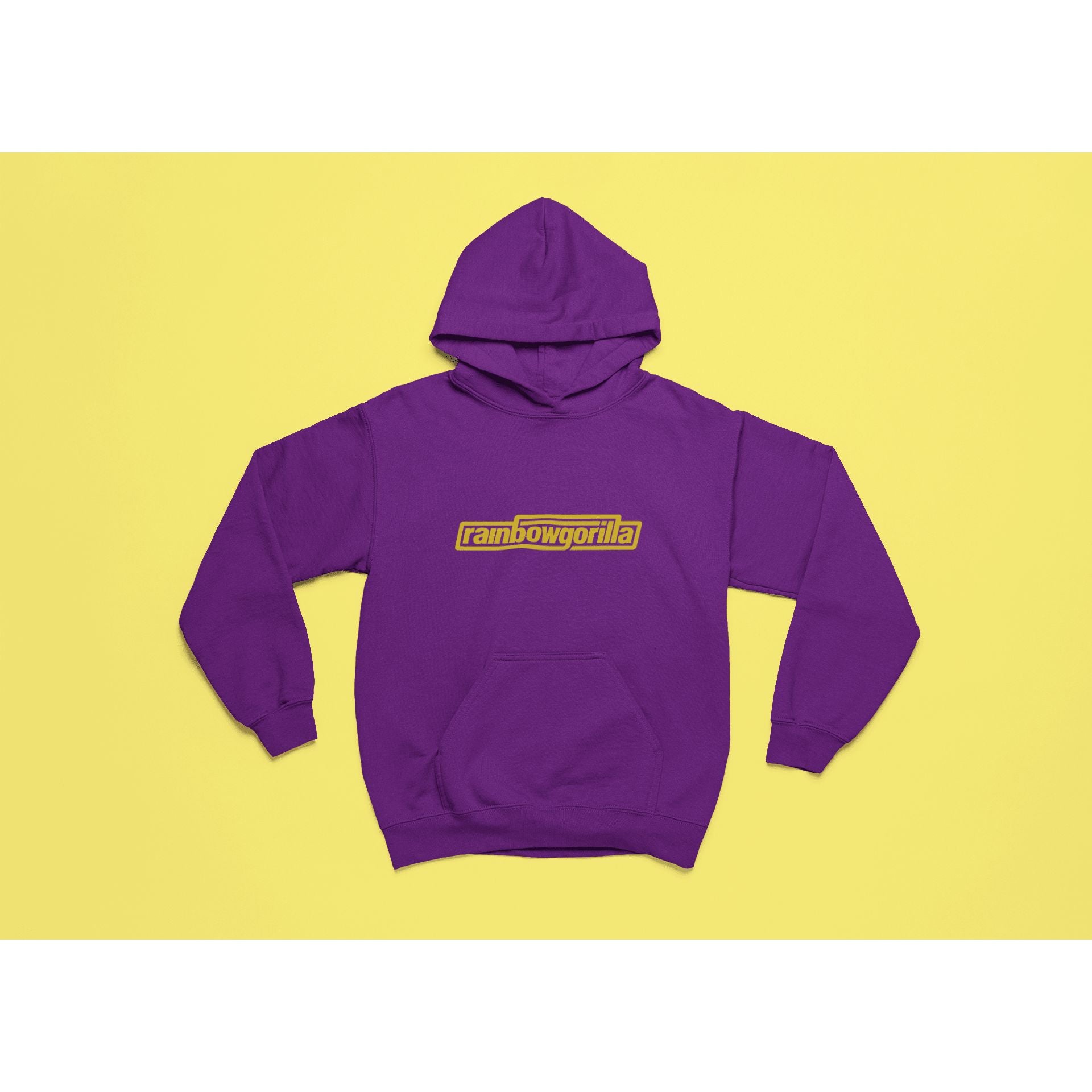"Rainbow Gorilla 'RG Tekst Goud' Hoody Kids - Rainbow Gorilla Store"
