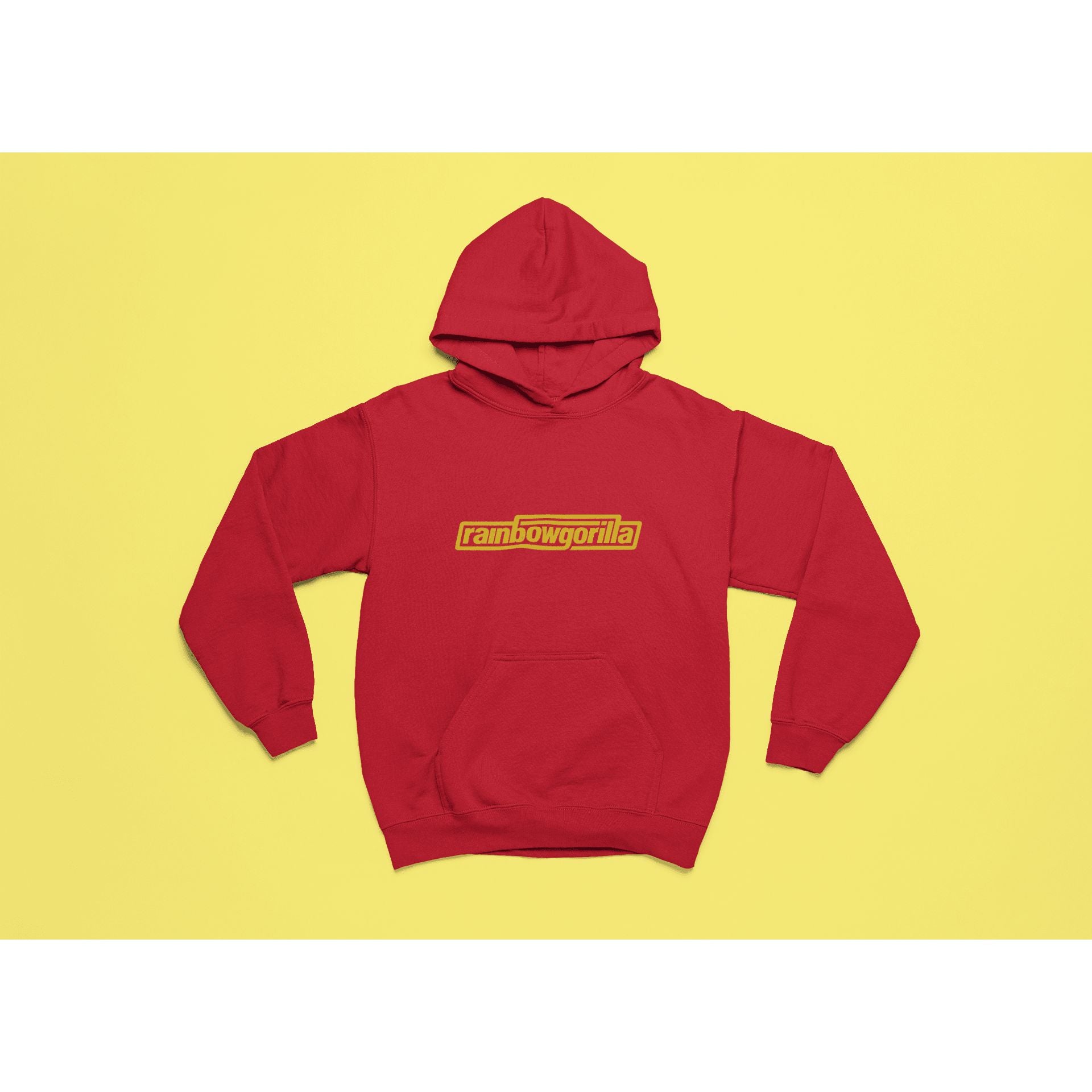 "Rainbow Gorilla 'RG Tekst Goud' Hoody Kids - Rainbow Gorilla Store"