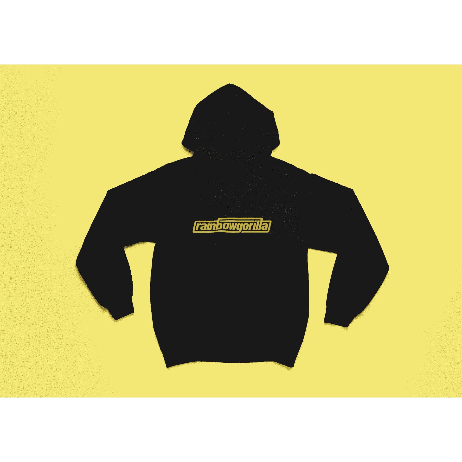 "Rainbow Gorilla 'RG Tekst Goud' Hoody Kids - Rainbow Gorilla Store"