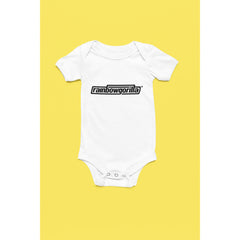 "Rainbow Gorilla ´RG Tekst Zwart´ Romper - Rainbow Gorilla Store"