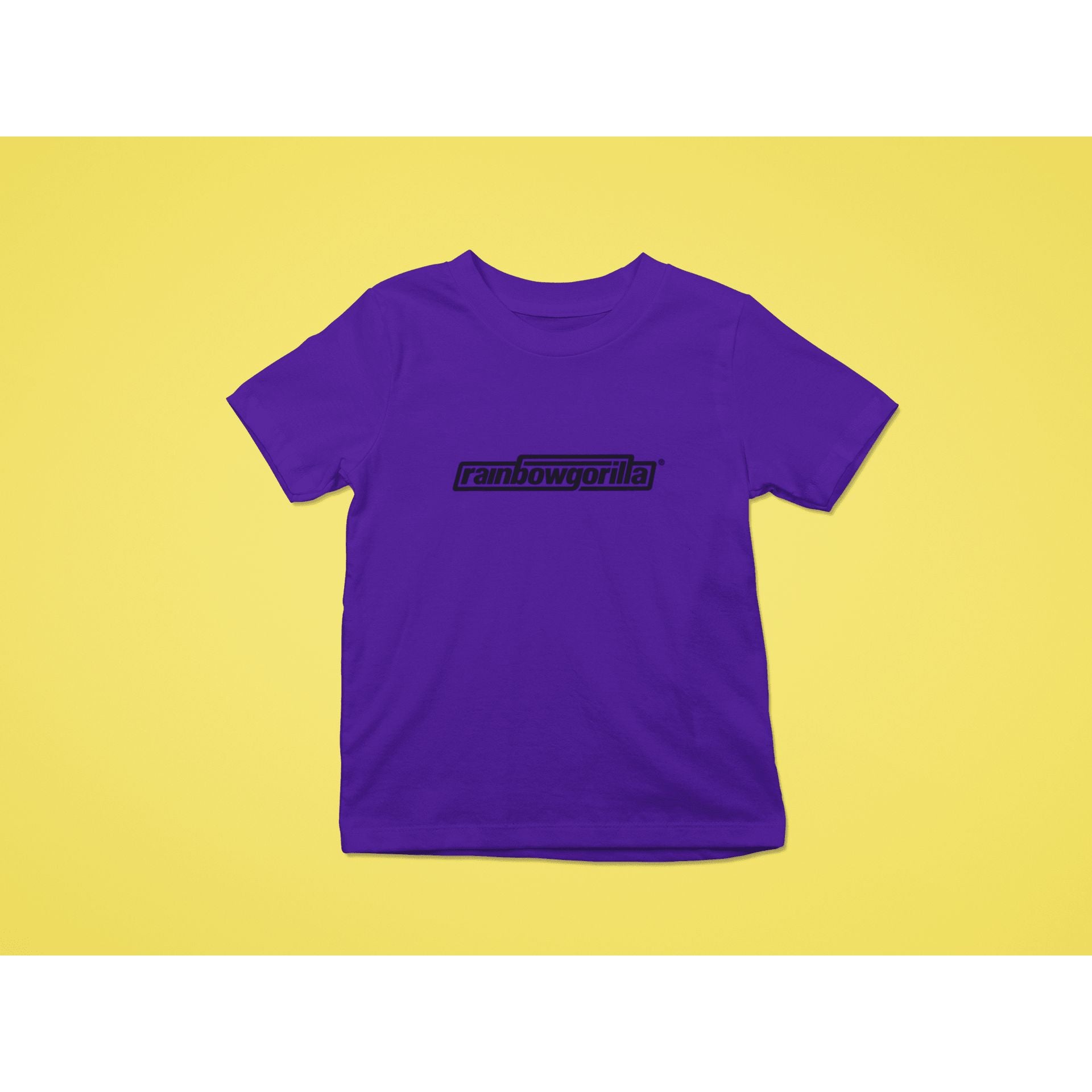 "Rainbow Gorilla ´RG Tekst Zwart´ T-shirt Kids - Rainbow Gorilla Store"