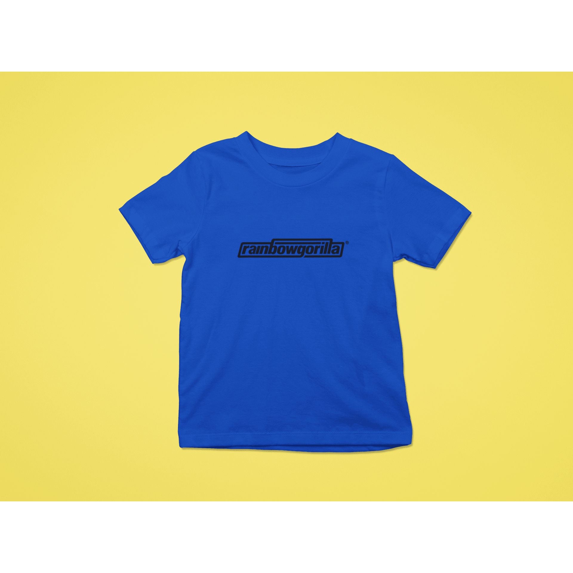 "Rainbow Gorilla ´RG Tekst Zwart´ T-shirt Kids - Rainbow Gorilla Store"