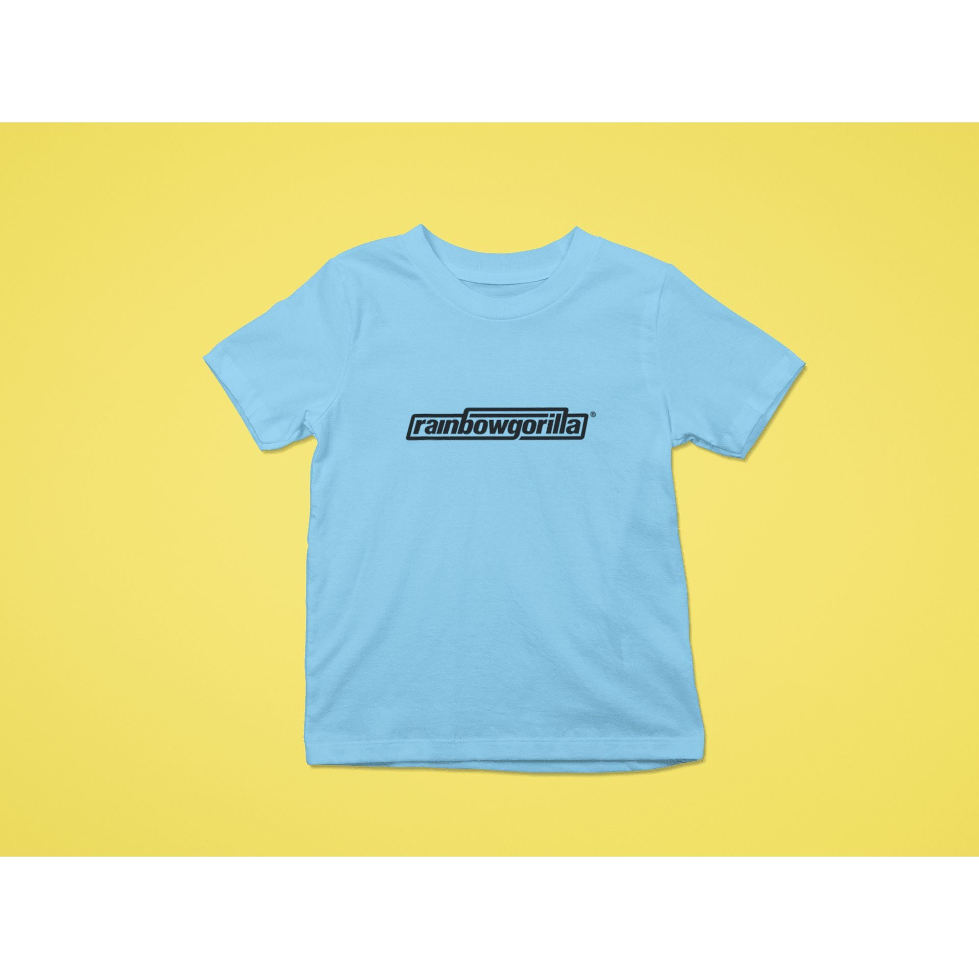 "Rainbow Gorilla ´RG Tekst Zwart´ T-shirt Kids - Rainbow Gorilla Store"