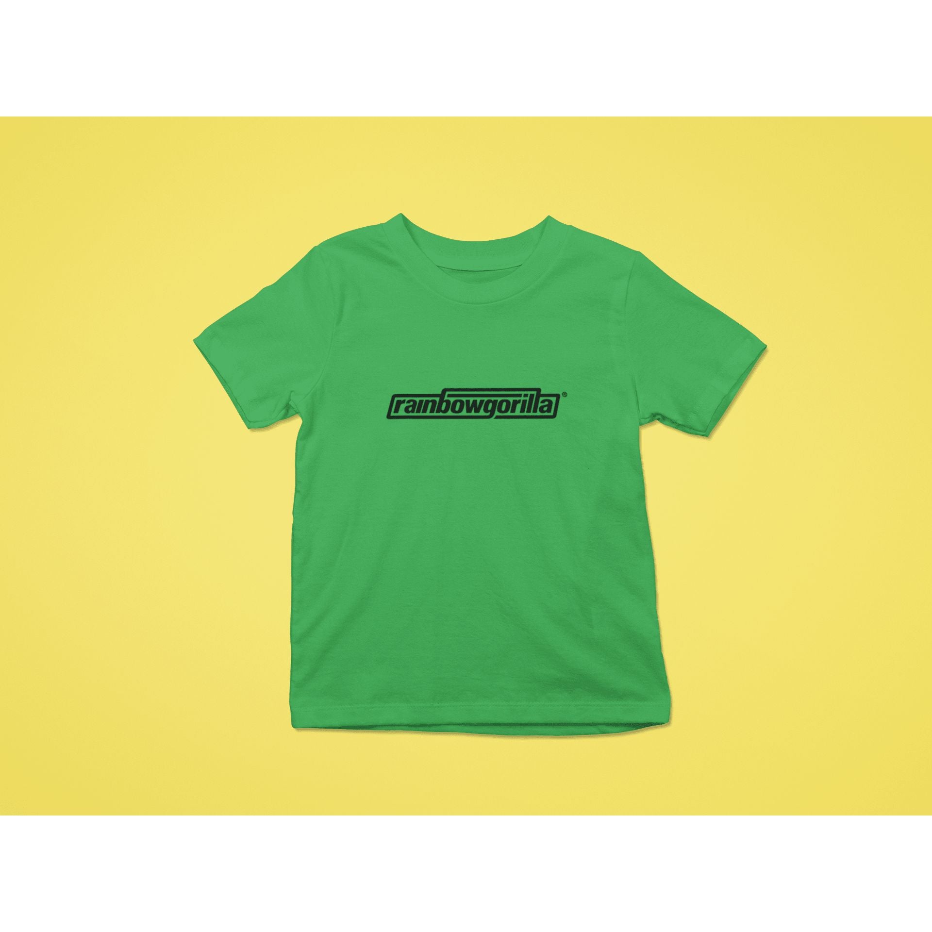 "Rainbow Gorilla ´RG Tekst Zwart´ T-shirt Kids - Rainbow Gorilla Store"