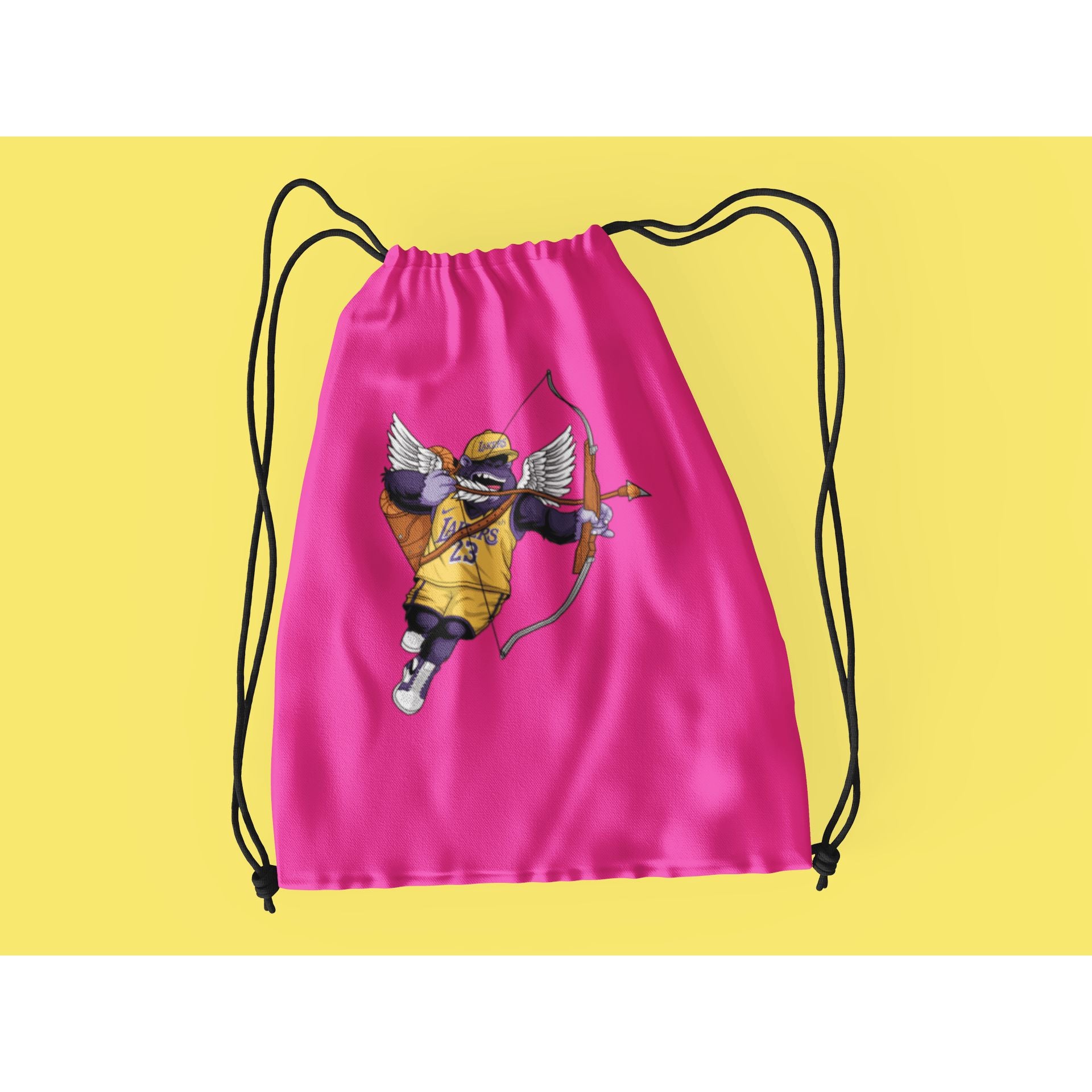 "Rainbow Gorilla ´The Love Gorilla´ Rugzak met koord - Rainbow Gorilla Store"