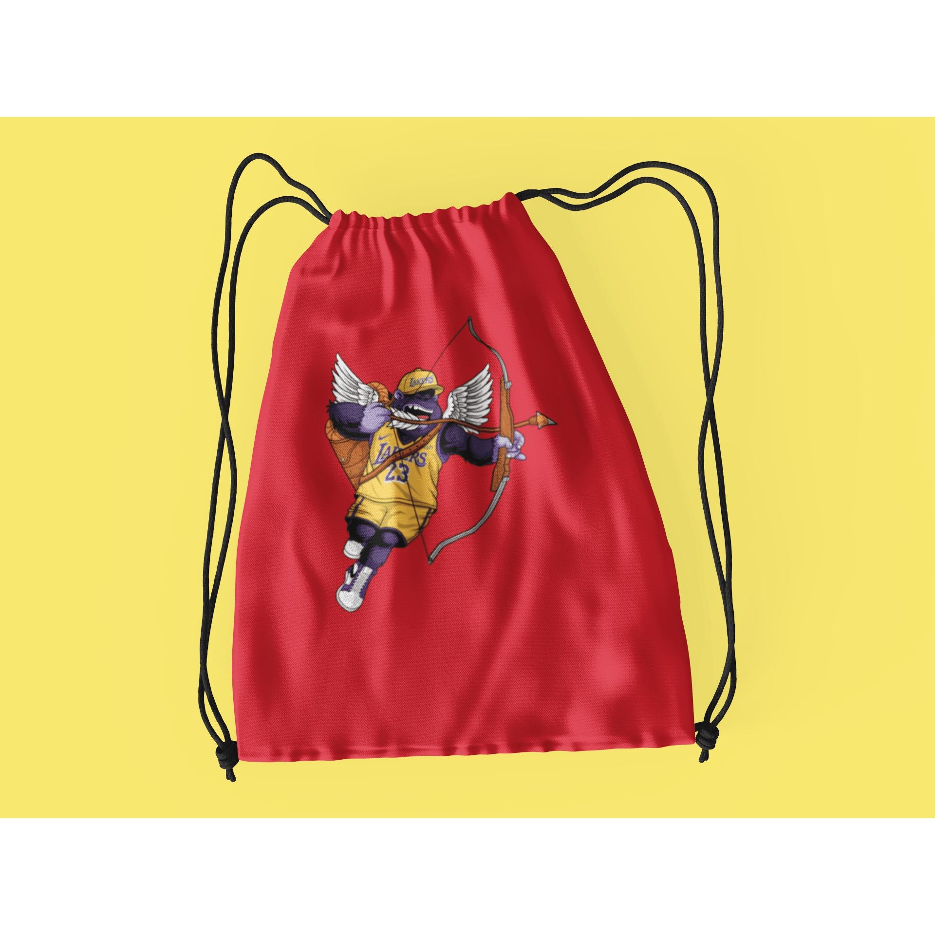 "Rainbow Gorilla ´The Love Gorilla´ Rugzak met koord - Rainbow Gorilla Store"