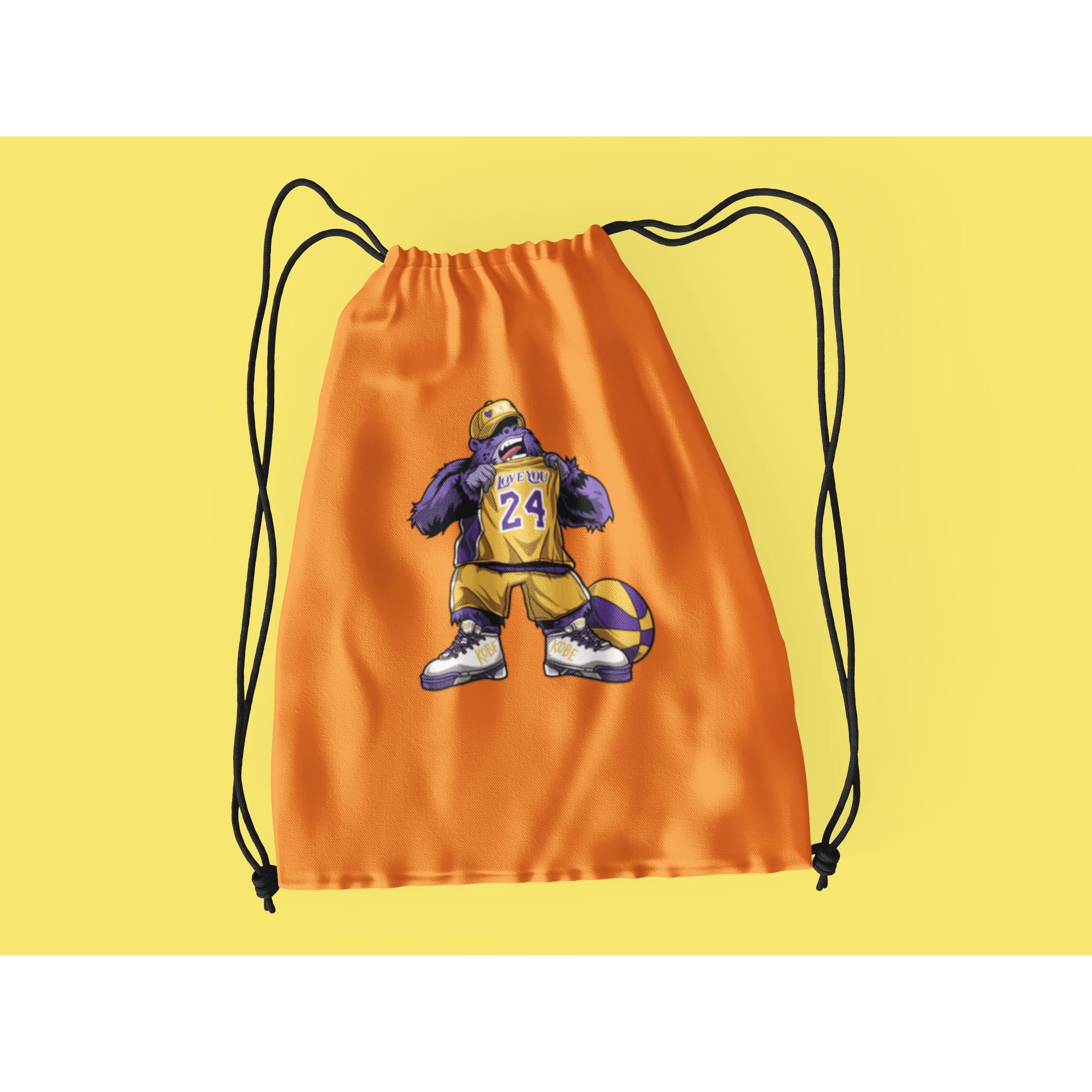 "Rainbow Gorilla ´Love You 24´ Rugzak met koord - Rainbow Gorilla Store"
