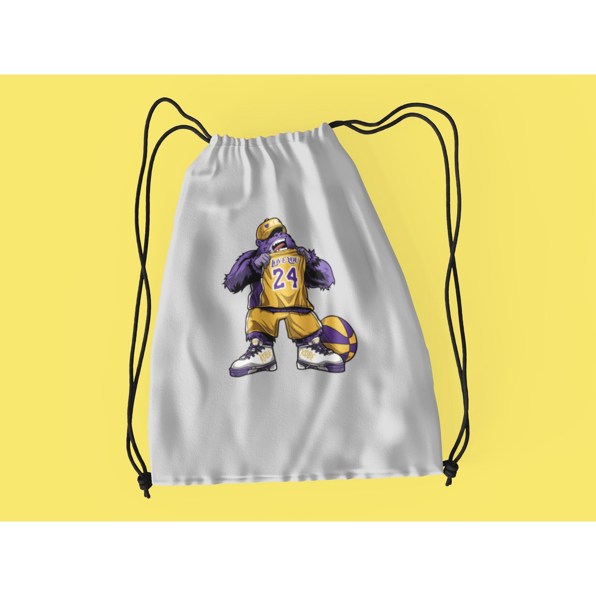 "Rainbow Gorilla ´Love You 24´ Rugzak met koord - Rainbow Gorilla Store"
