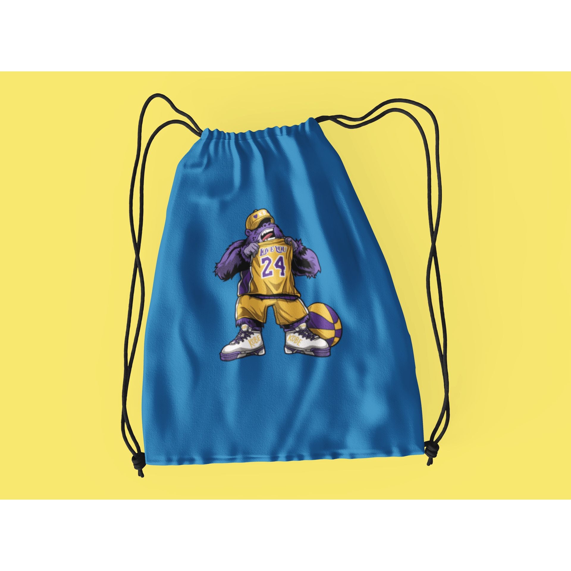 "Rainbow Gorilla ´Love You 24´ Rugzak met koord - Rainbow Gorilla Store"