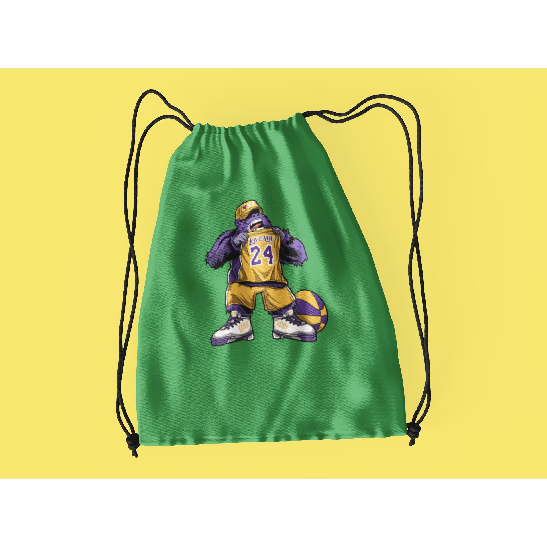 "Rainbow Gorilla ´Love You 24´ Rugzak met koord - Rainbow Gorilla Store"