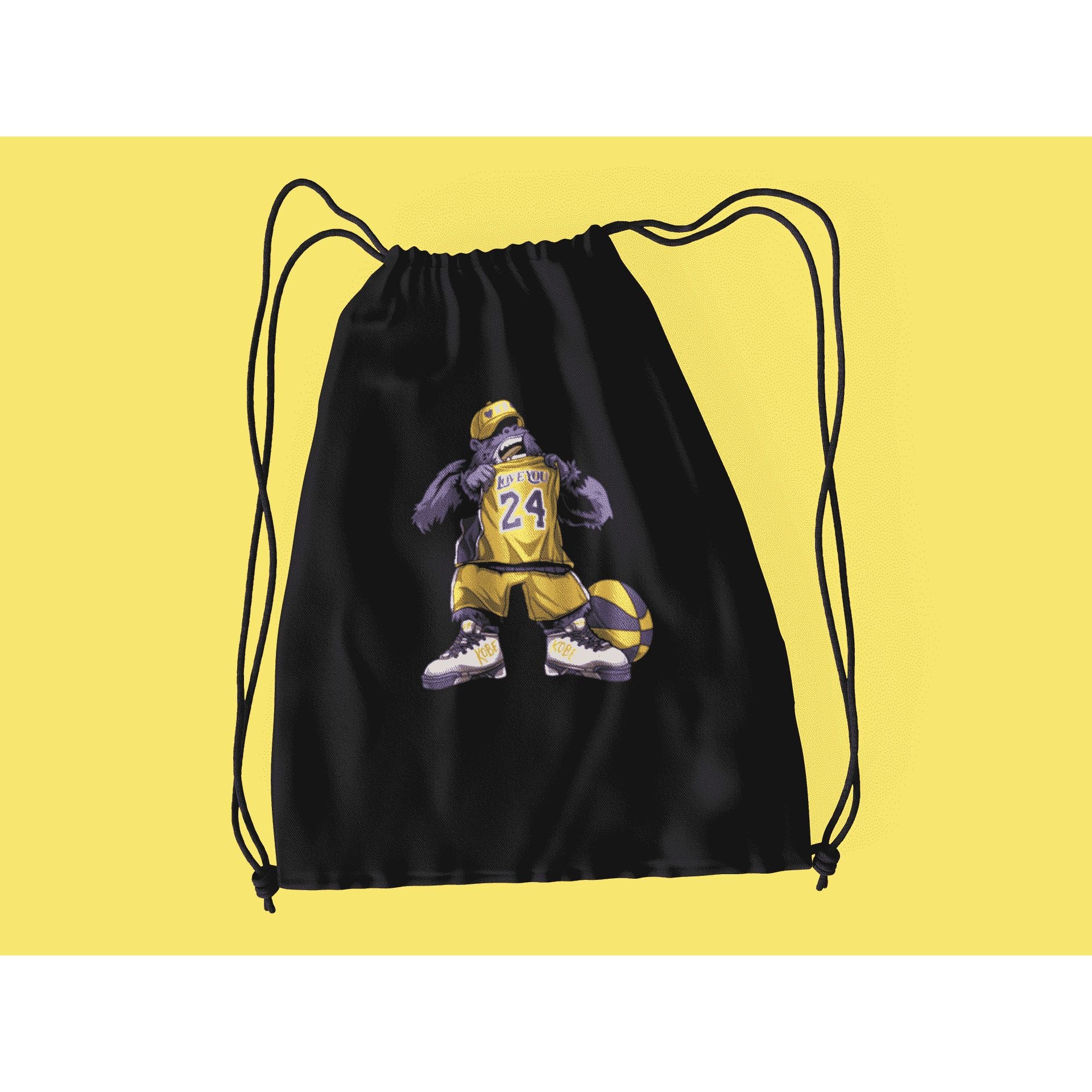 "Rainbow Gorilla ´Love You 24´ Rugzak met koord - Rainbow Gorilla Store"