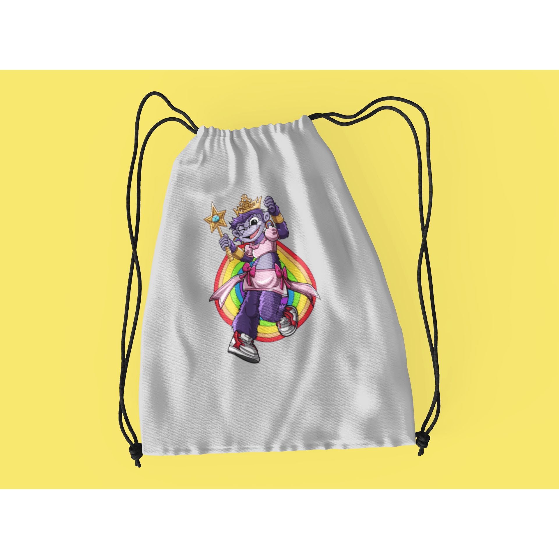 "Rainbow Gorilla ´Princess Hope´ Rugzak met koord - Rainbow Gorilla Store"
