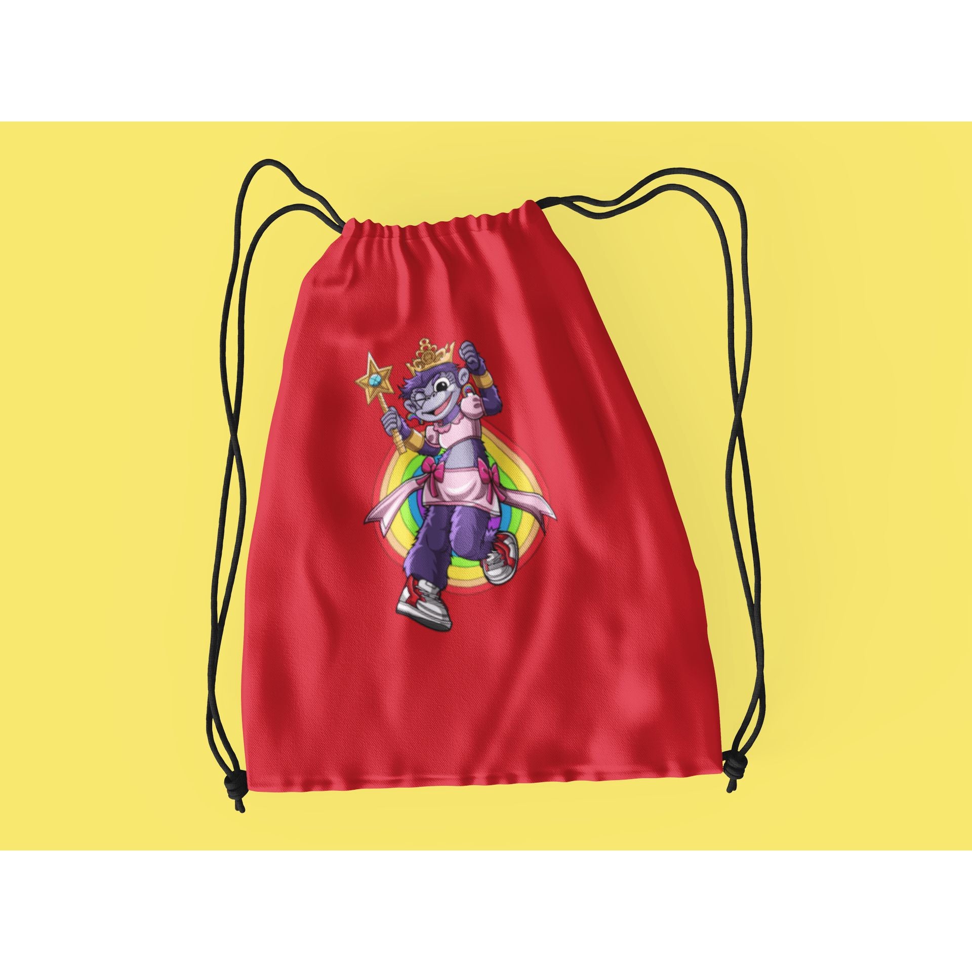 "Rainbow Gorilla ´Princess Hope´ Rugzak met koord - Rainbow Gorilla Store"